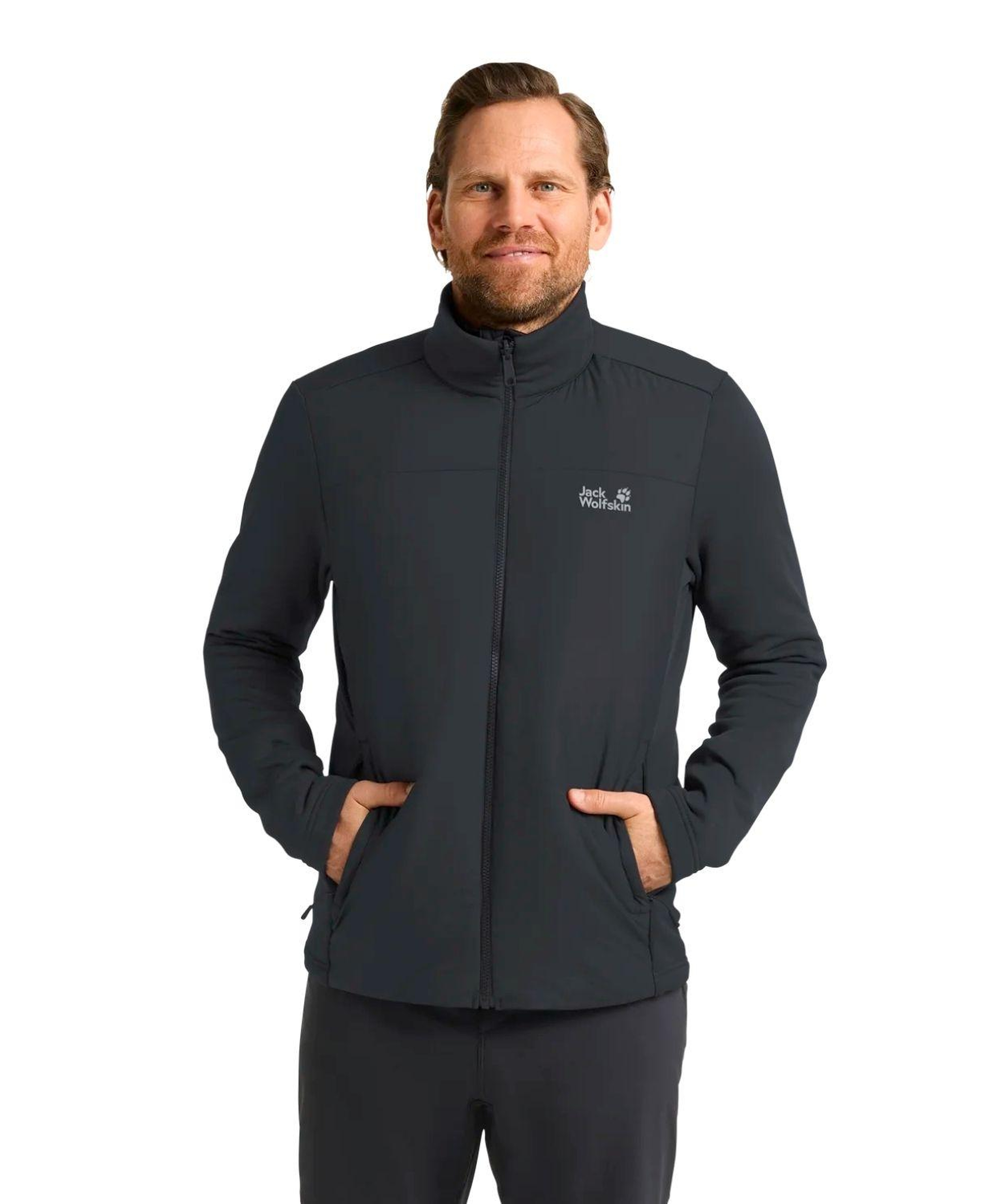 Jack Wolfskin Wild Places 3in1 Erkek Gri Outdoor Ceketi