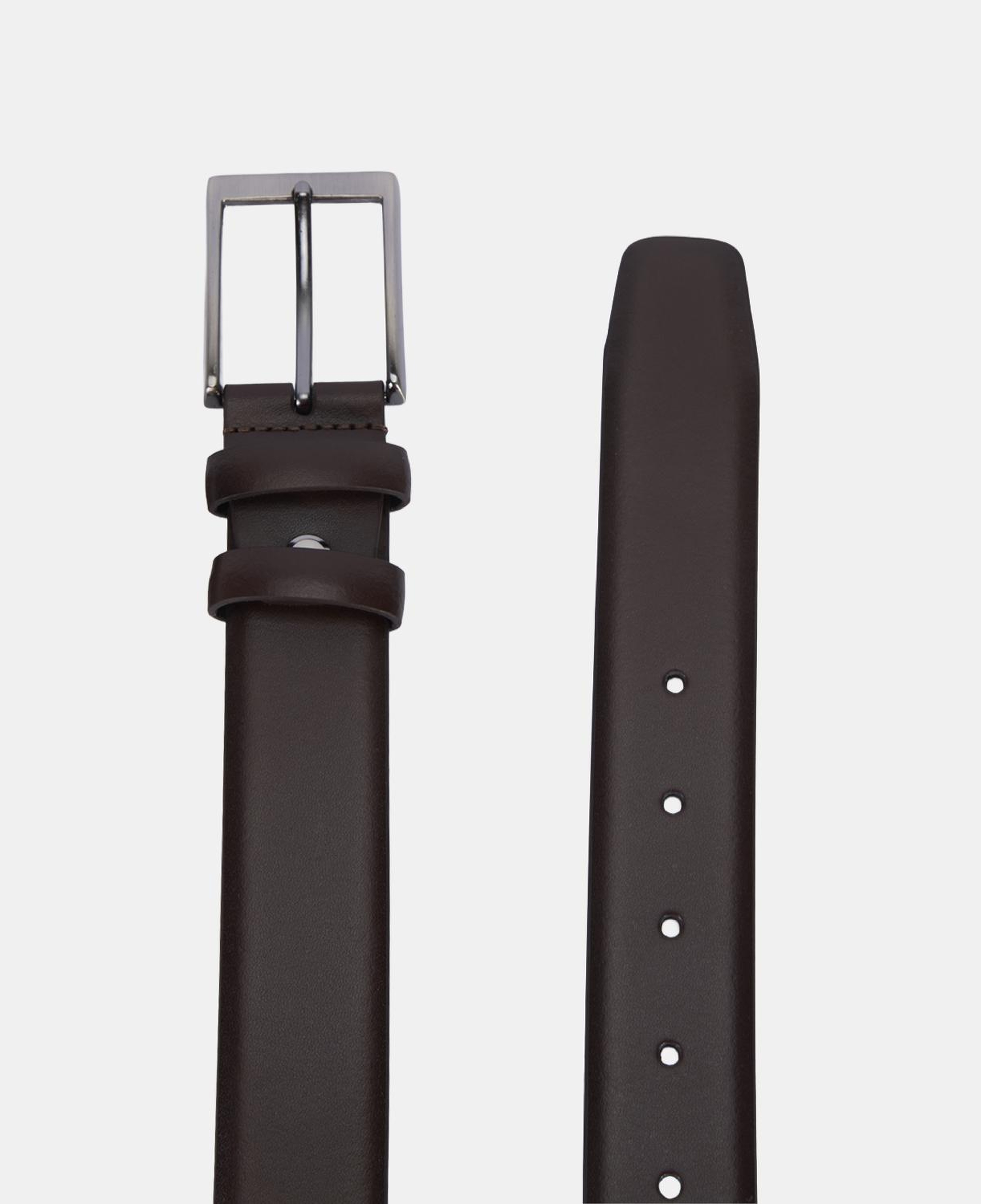 Erkek Kahve Spor Deri Kemer