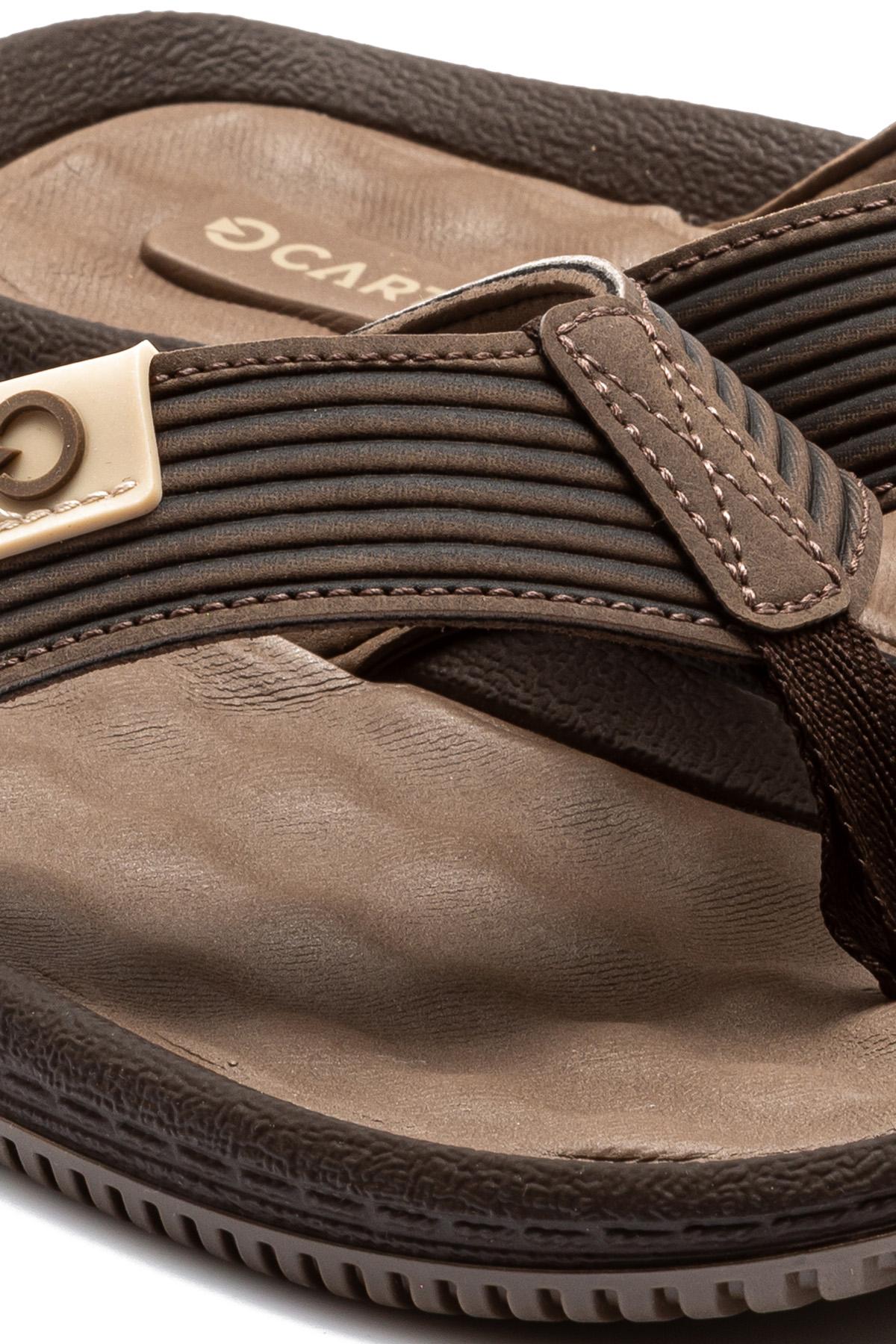 Dunas Erkek Parmak Arası Terlik Kahverengi 39/46