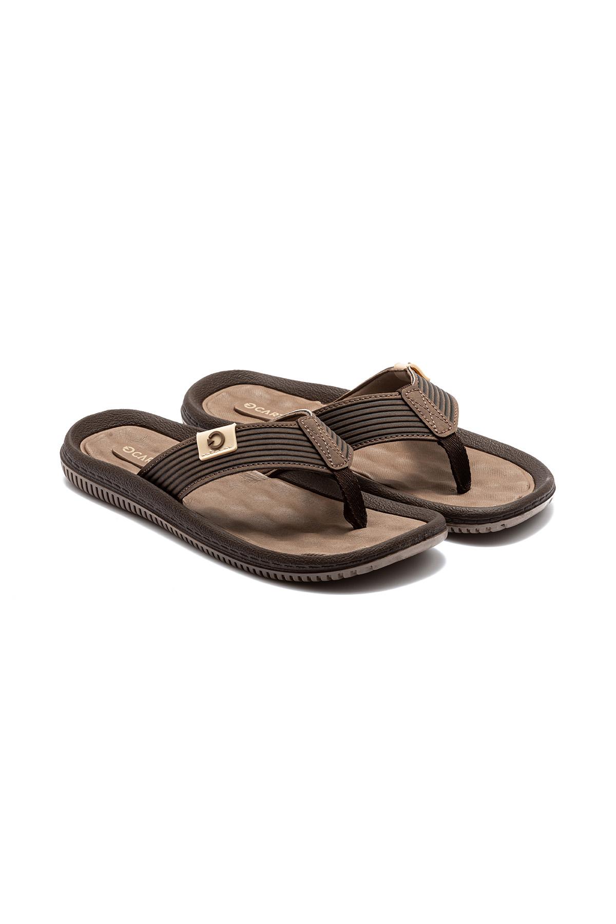 Dunas Erkek Parmak Arası Terlik Kahverengi 39/46