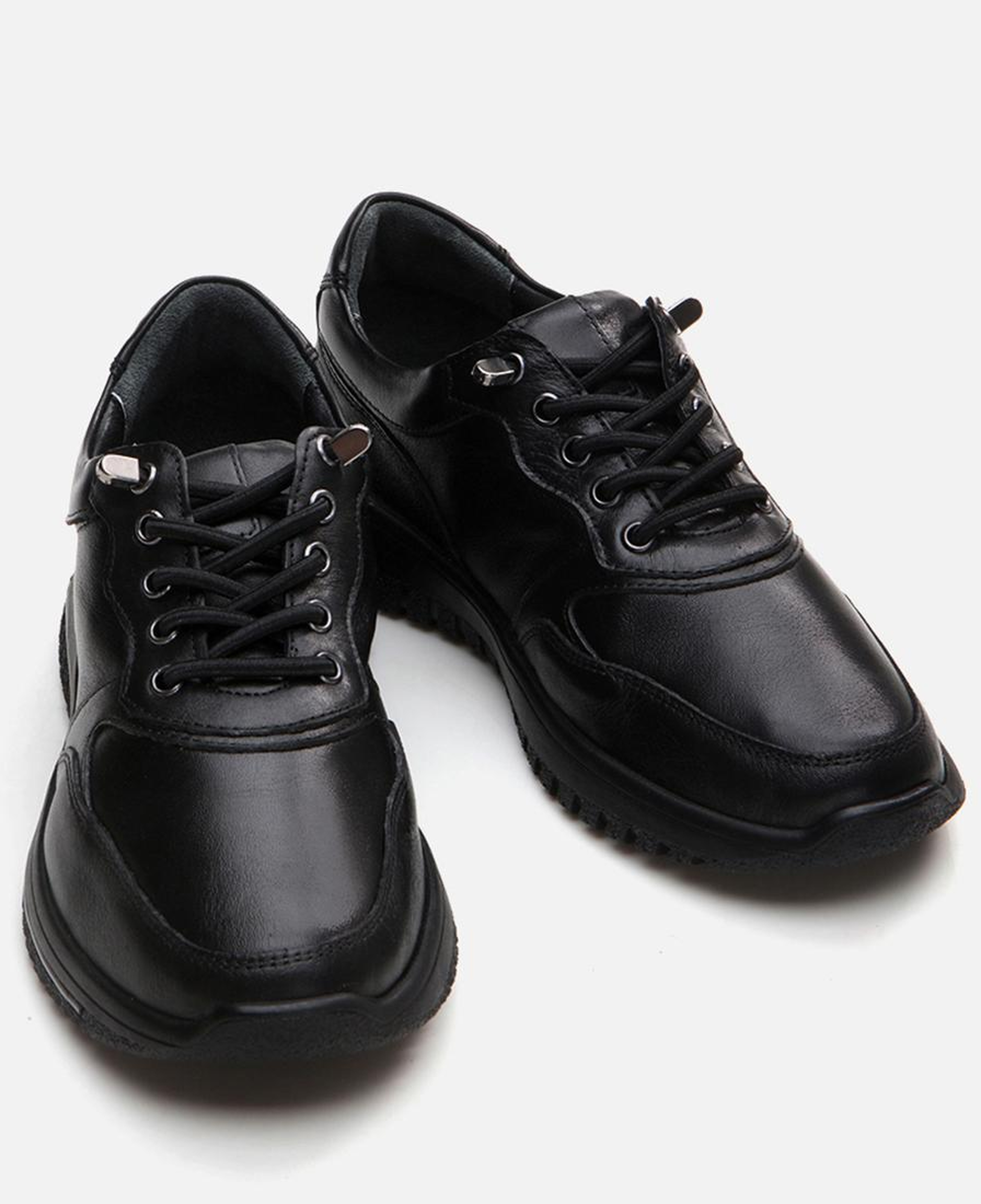 Kadın Deri Siyah Spor Ayakkabı