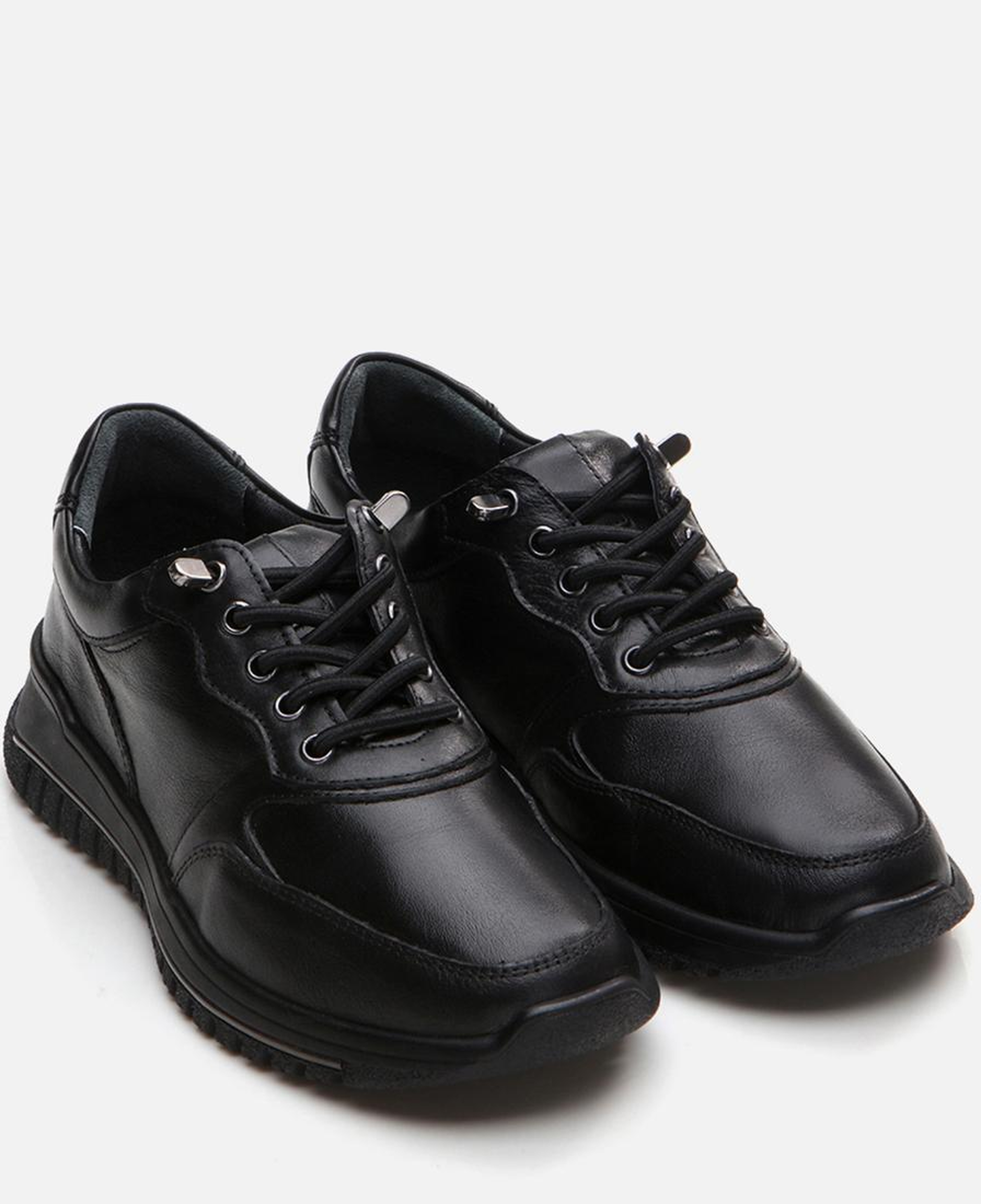 Kadın Deri Siyah Spor Ayakkabı