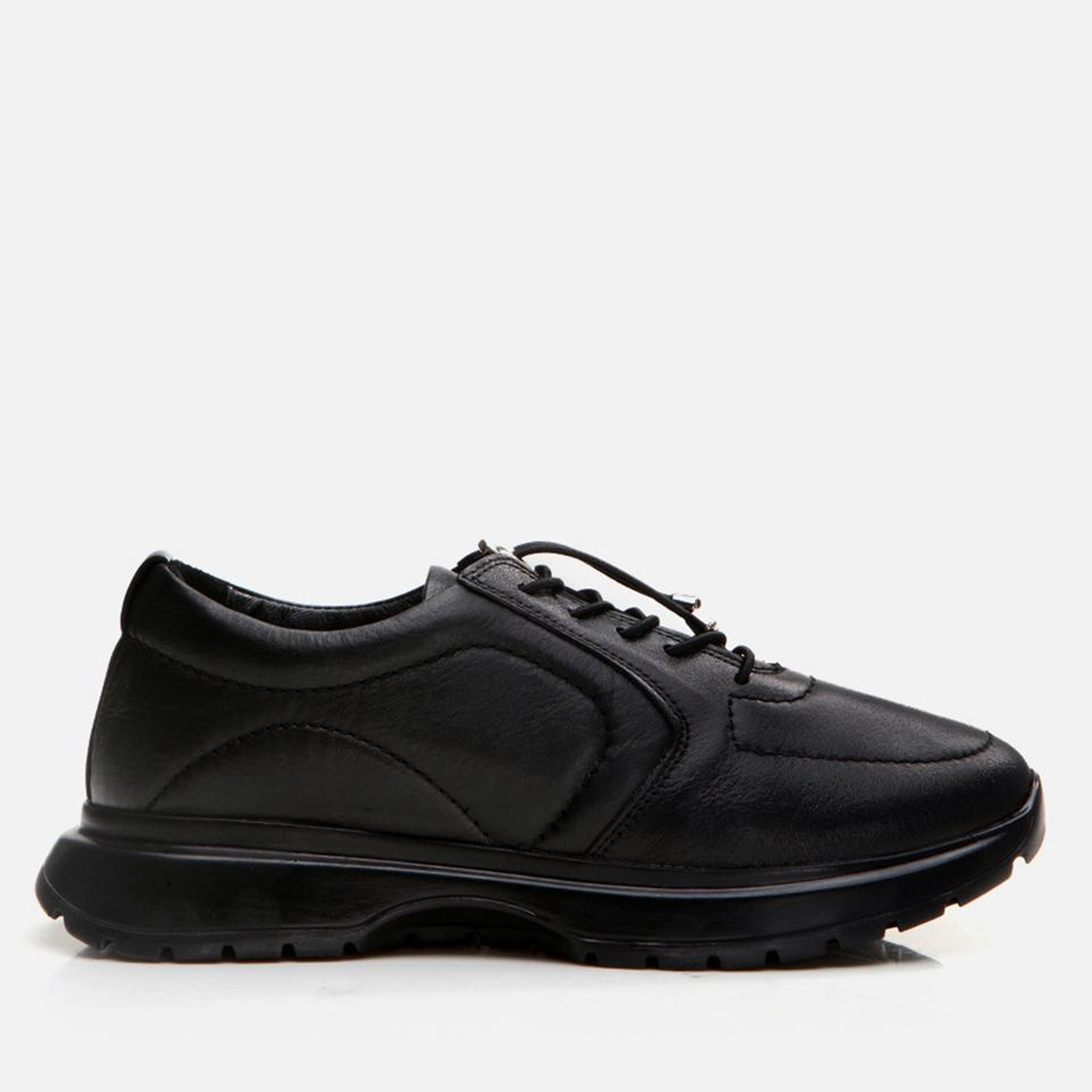 Kadın Deri Siyah Spor Ayakkabı