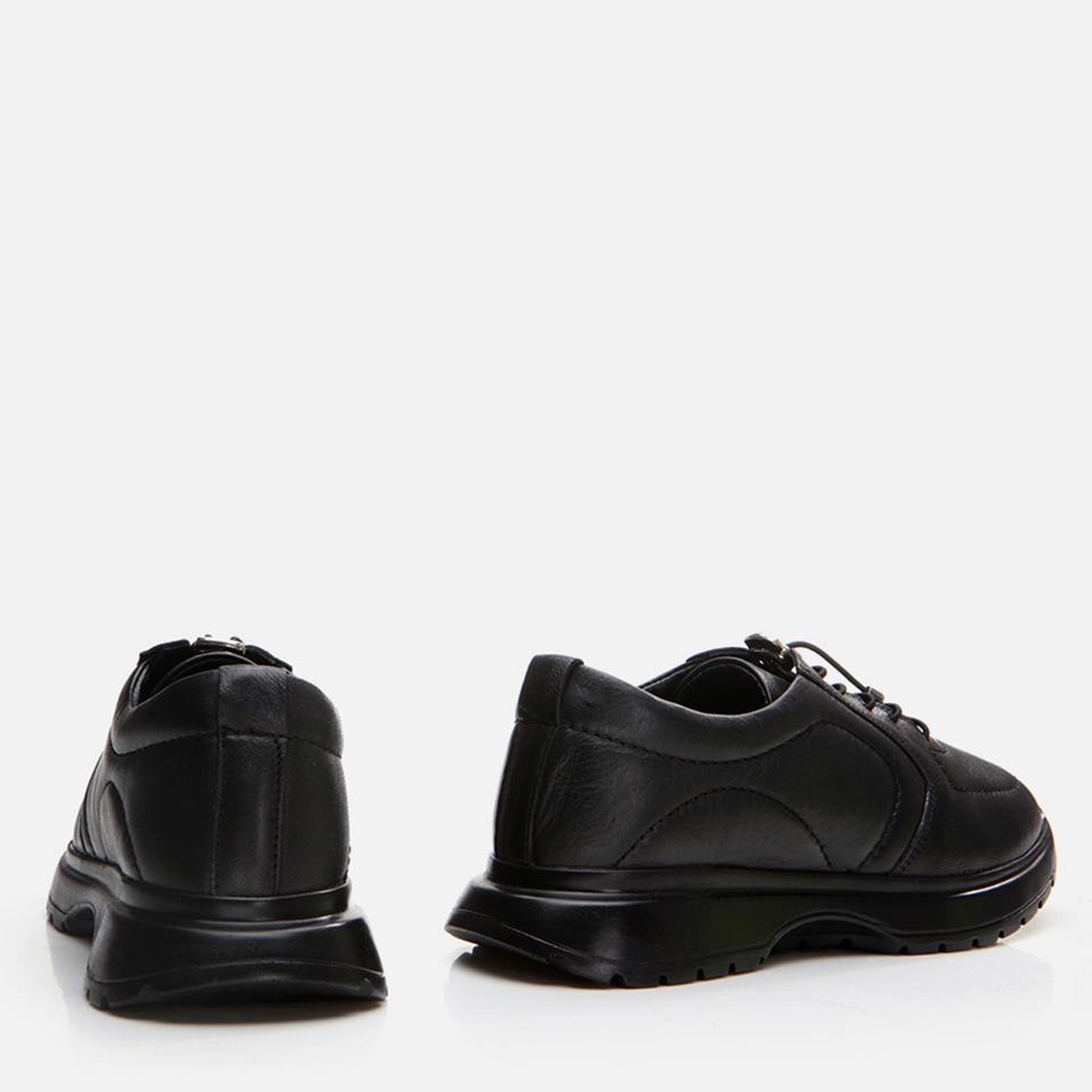 Kadın Deri Siyah Spor Ayakkabı