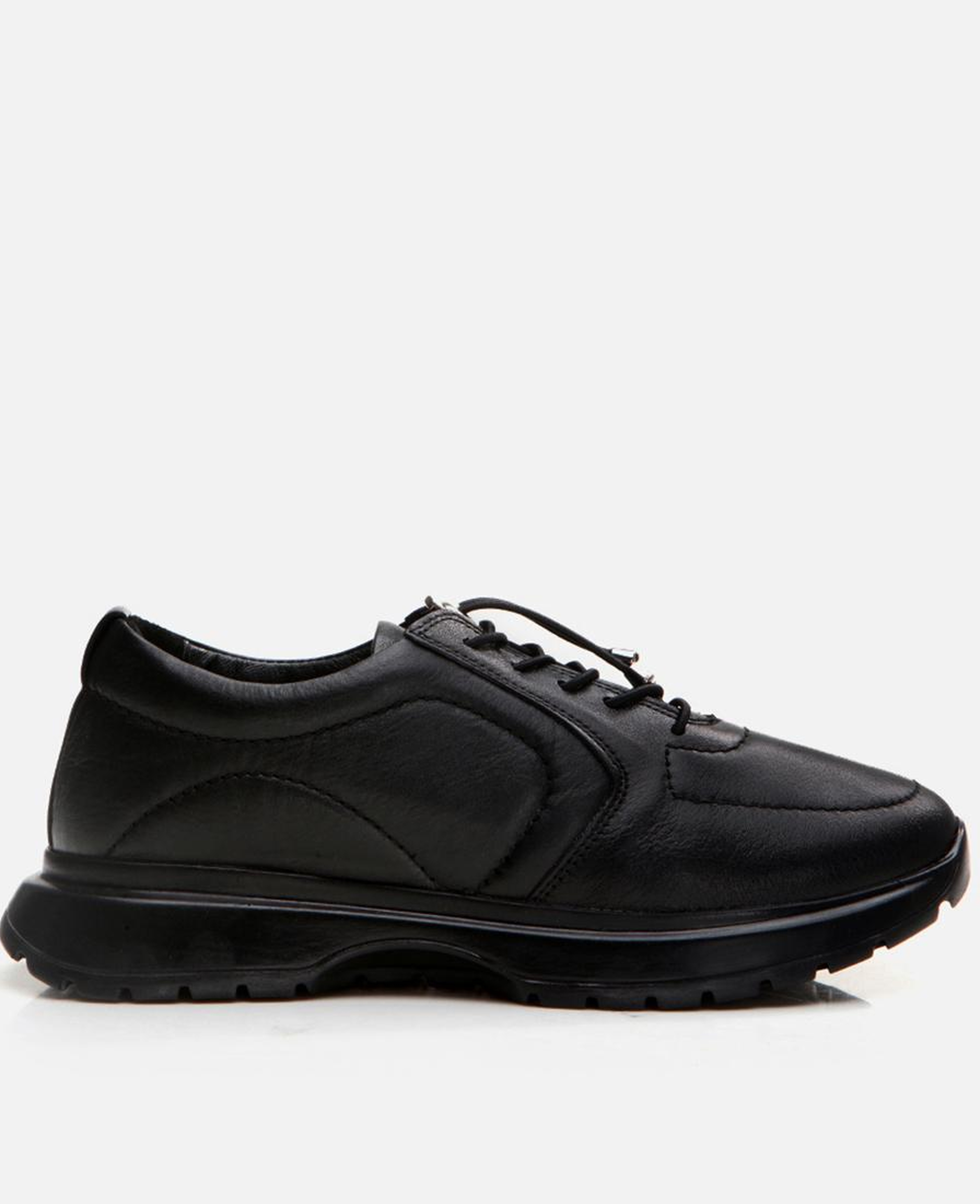 Kadın Deri Siyah Spor Ayakkabı