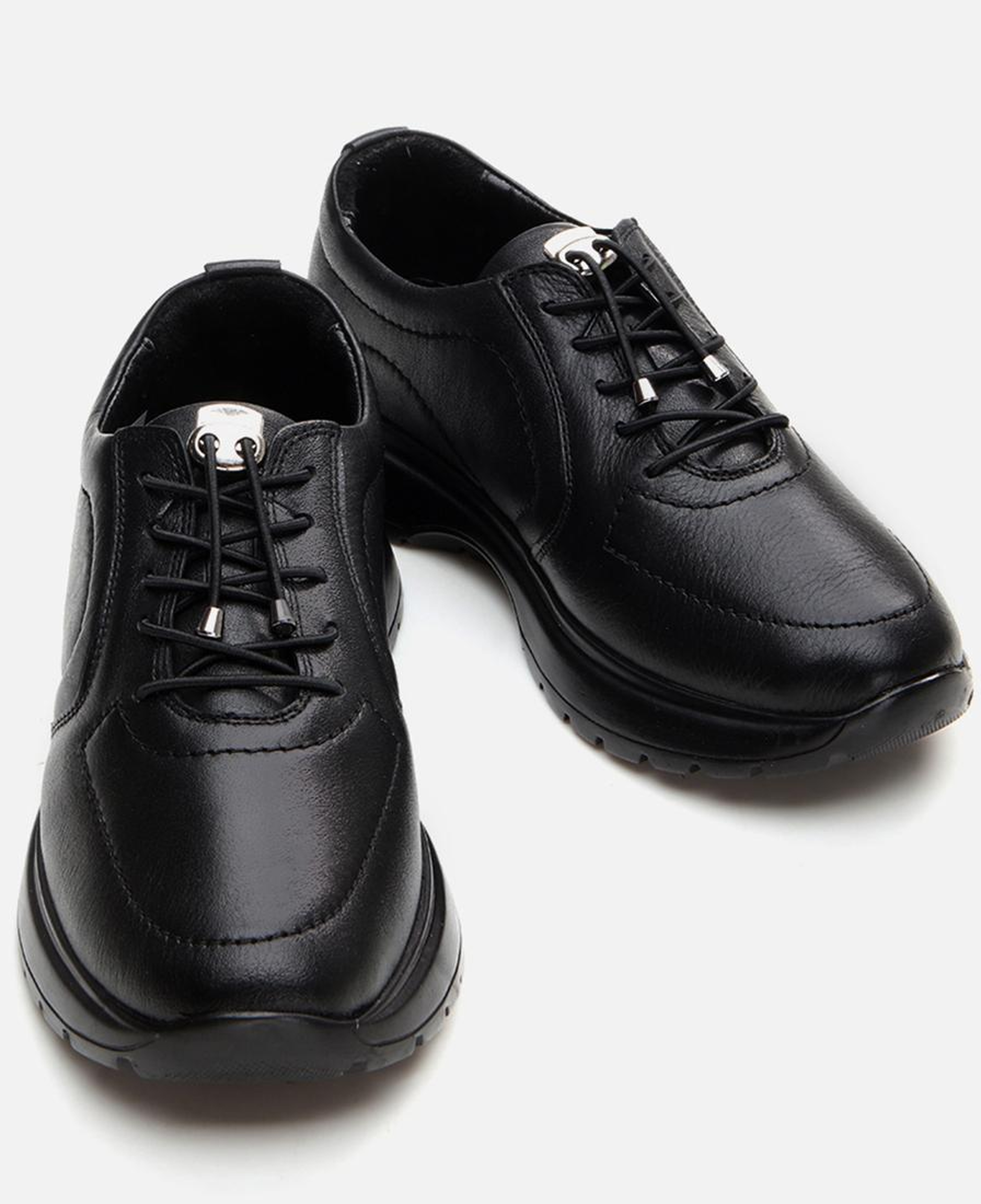 Kadın Deri Siyah Spor Ayakkabı