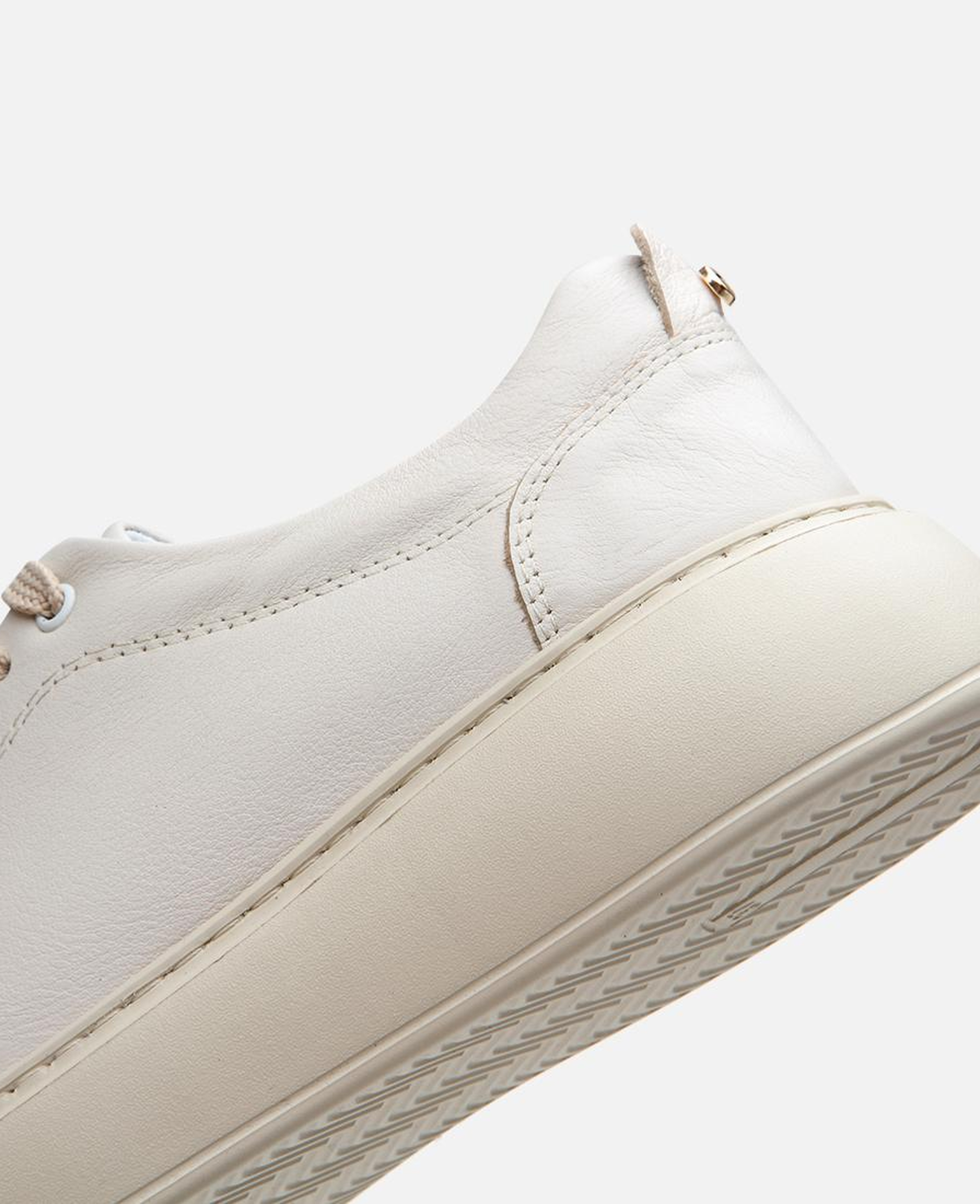 Kadın Deri Bej Kalın Tabanlı Spor Ayakkabı