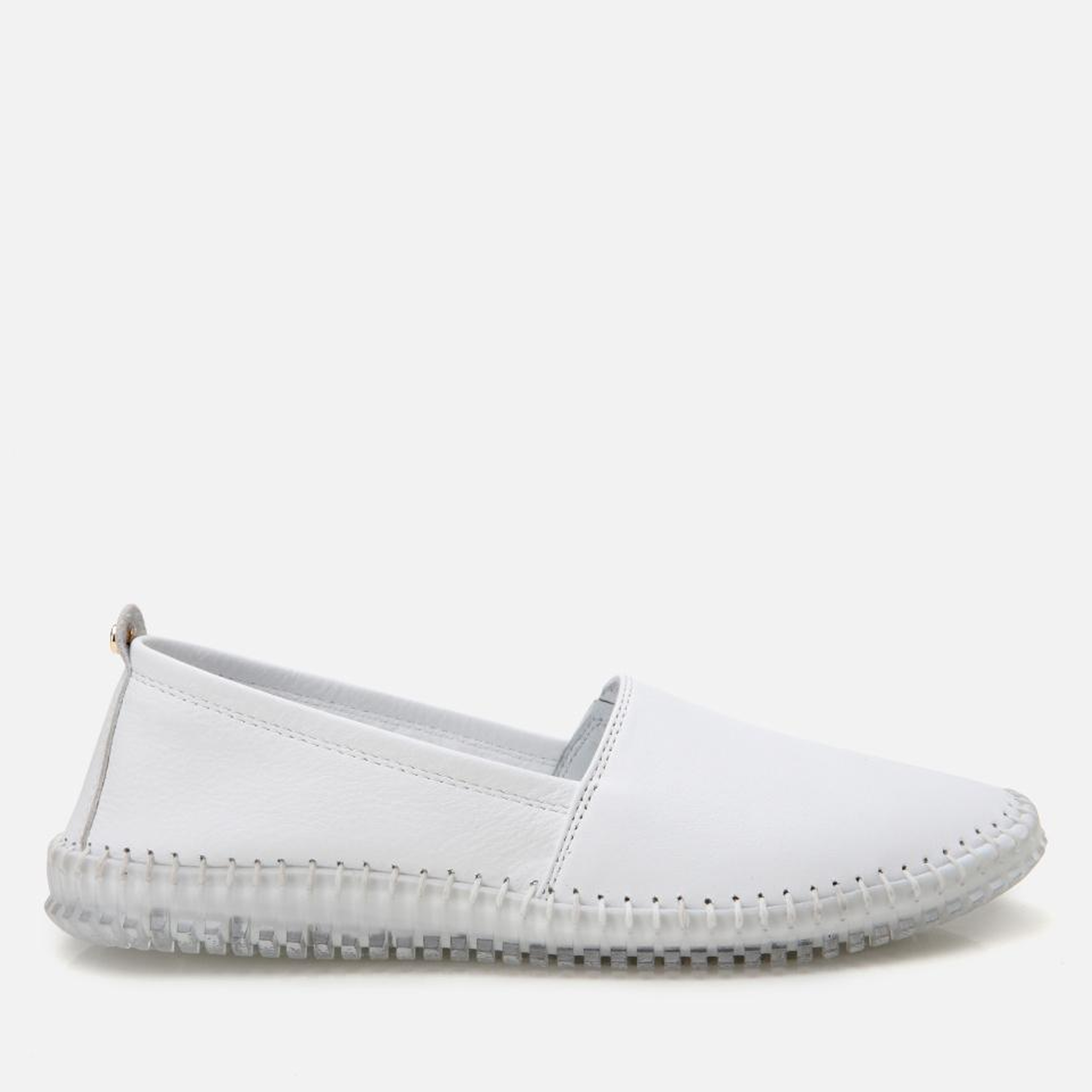 Kadın Deri Beyaz Ultra Esnek Tabanlı Comfort Ayakkabı