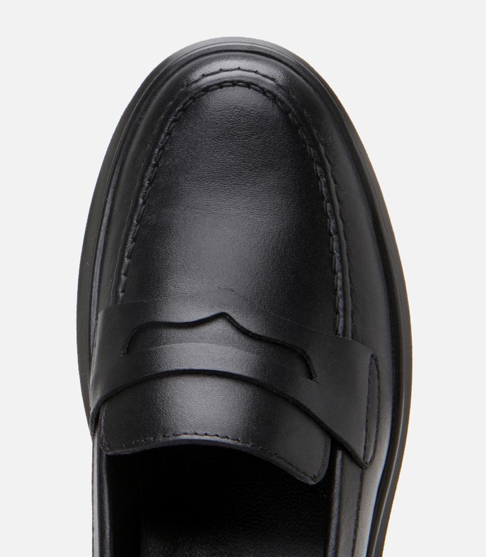 Kadın Deri Siyah Loafer