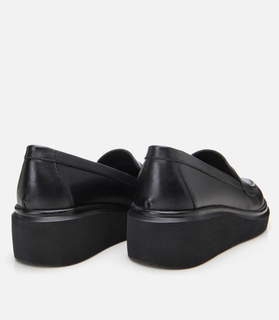 Kadın Deri Siyah Loafer