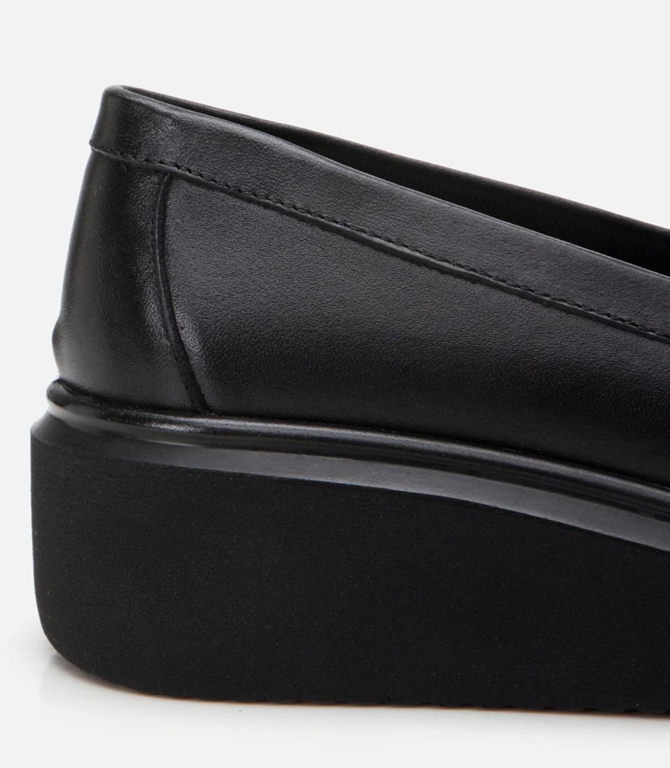 Kadın Deri Siyah Loafer