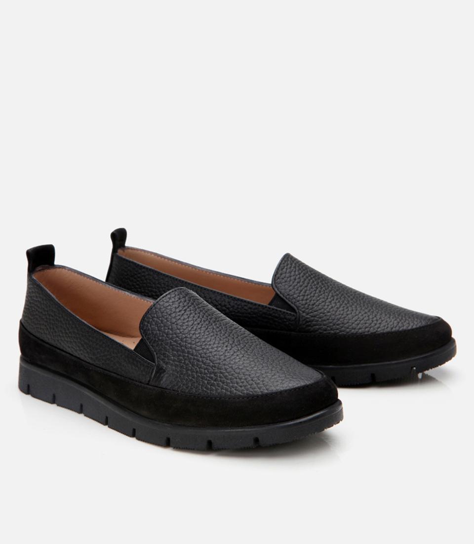 Kadın Deri Siyah Loafer