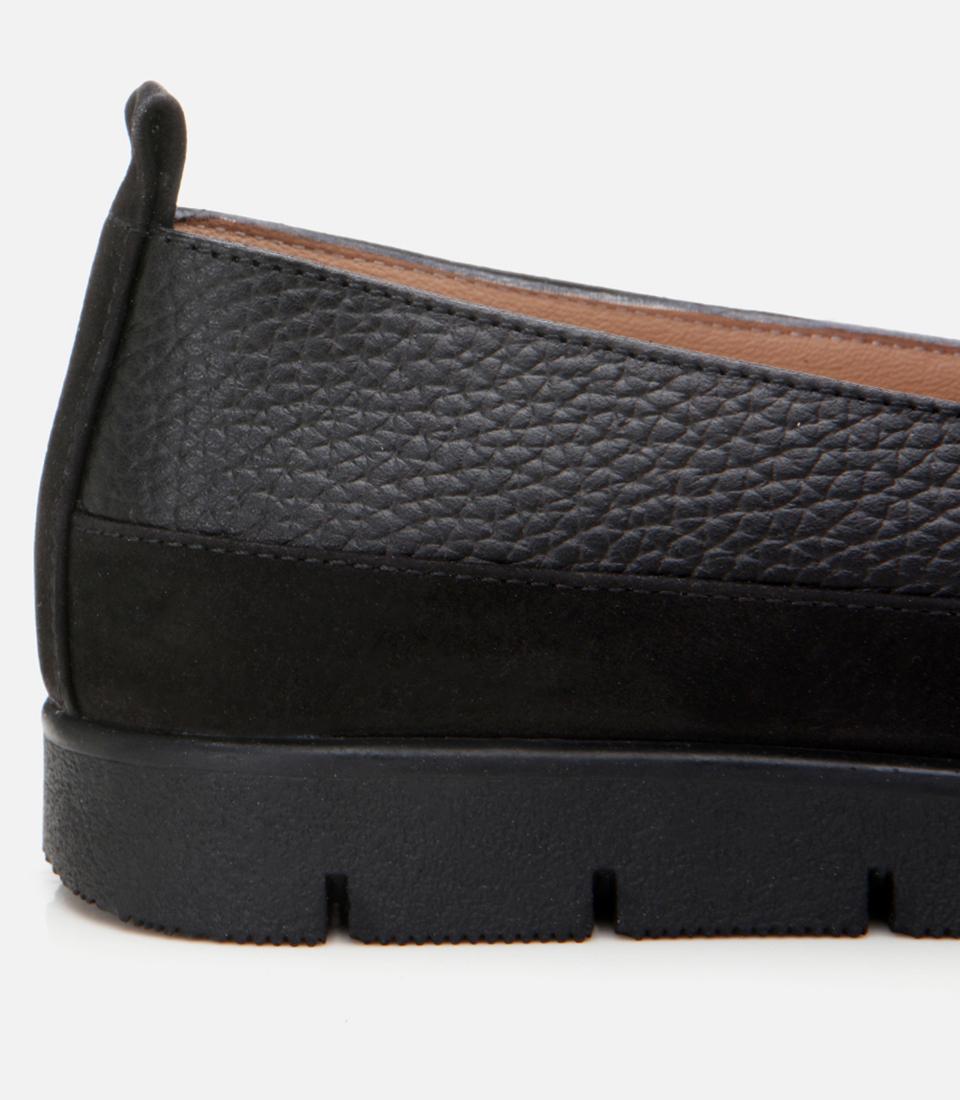 Kadın Deri Siyah Loafer