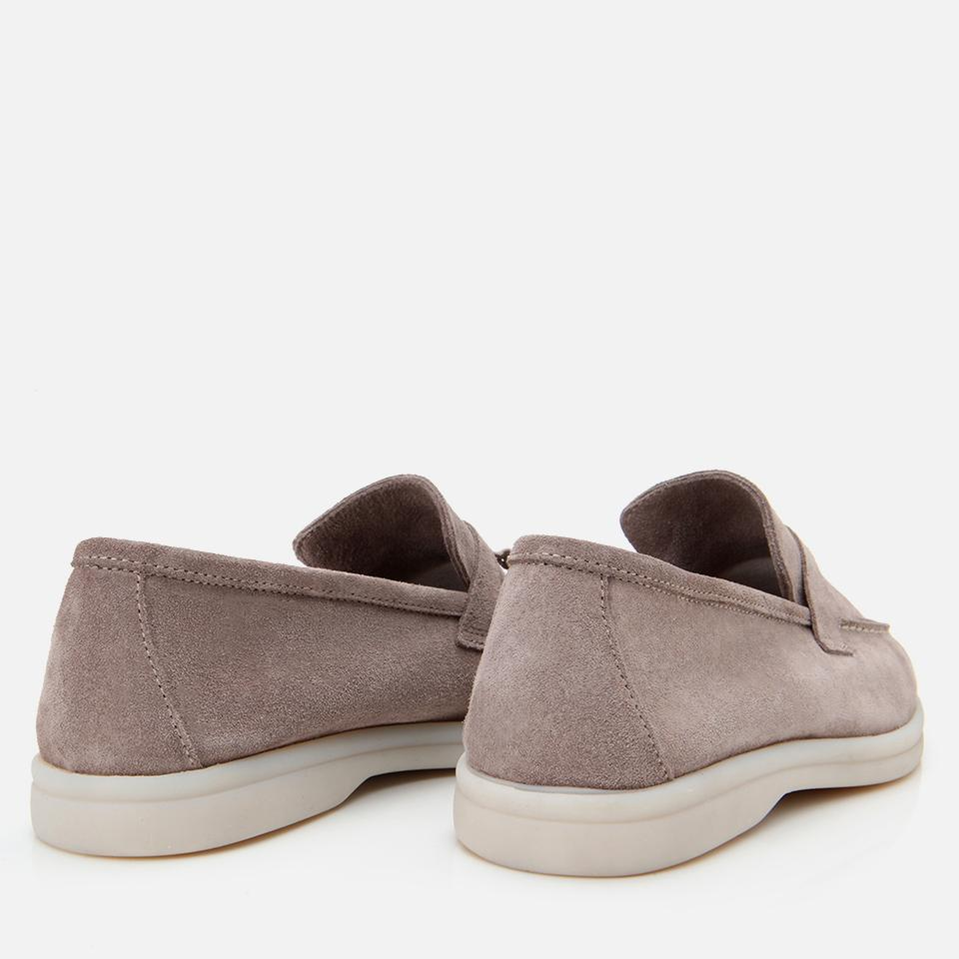 Kadın Süet Deri Vizon Klasik Loafer