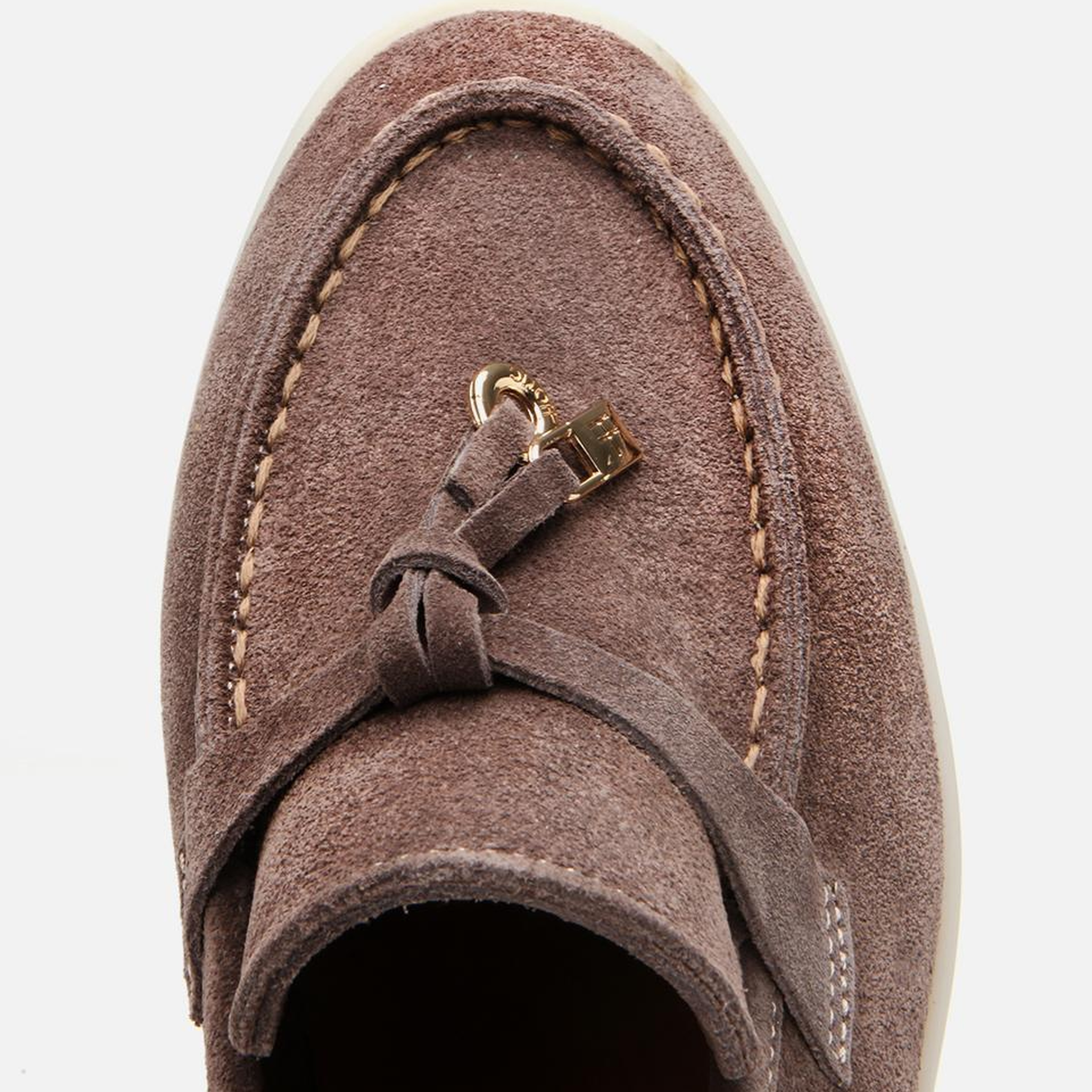 Kadın Süet Deri Vizon Klasik Loafer