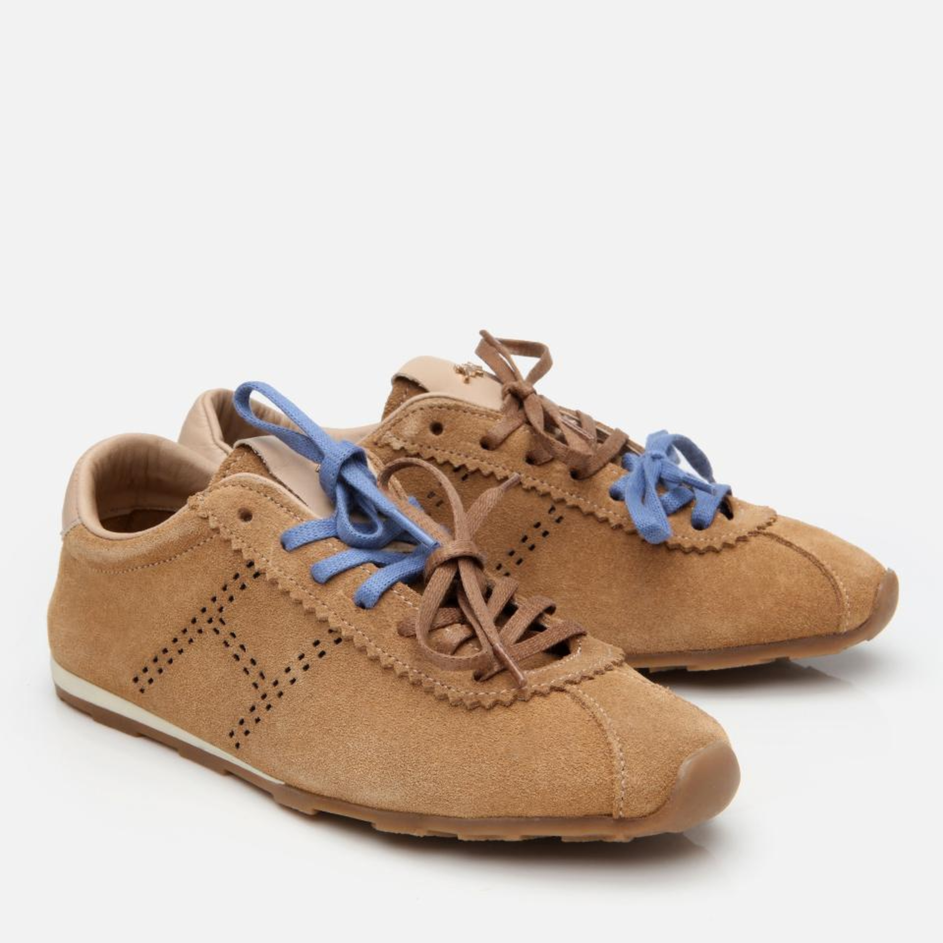 Kadın Süet Deri Taba Spor Ayakkabı