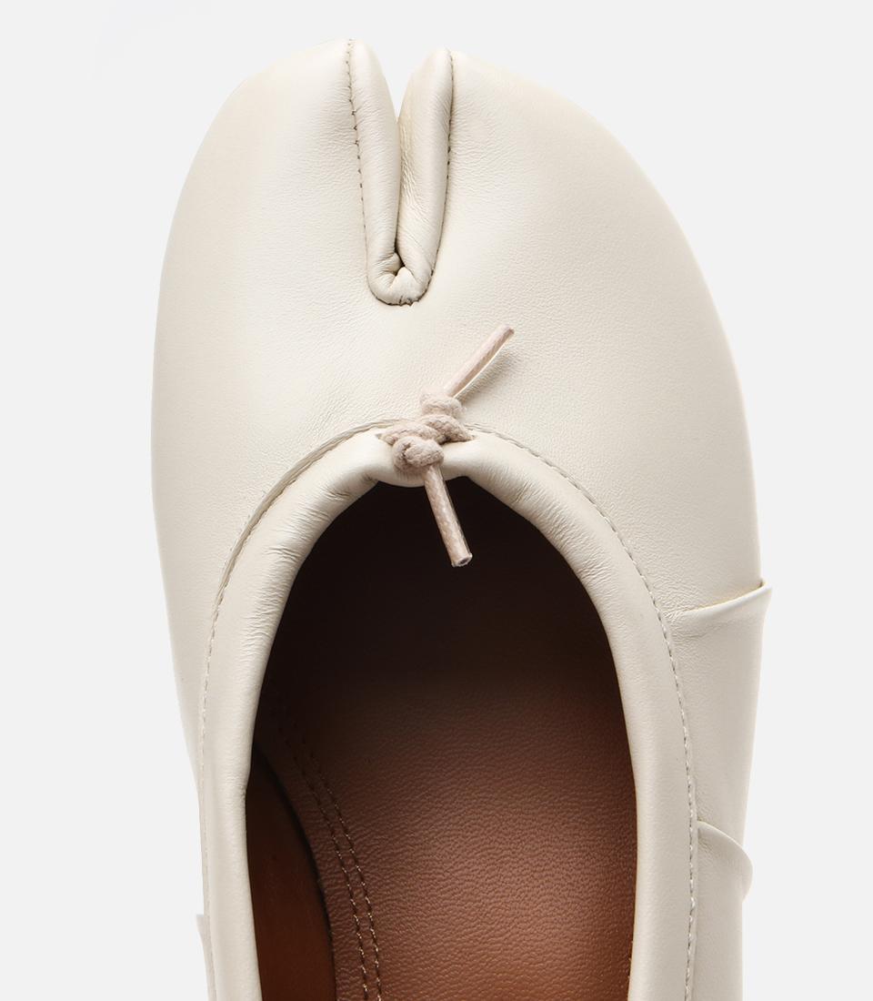 Kadın Deri Bej Babet