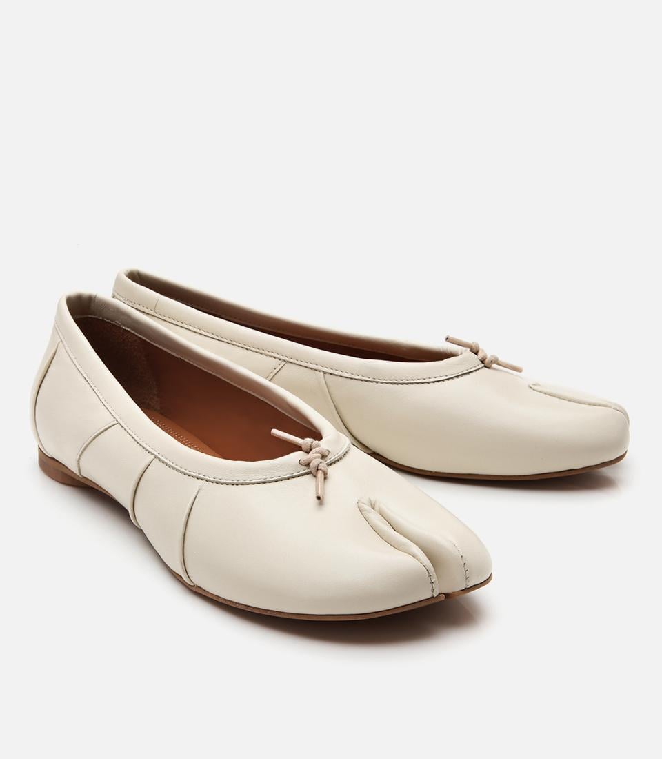 Kadın Deri Bej Babet