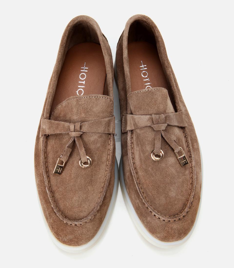 Kadın Deri Bej Loafer