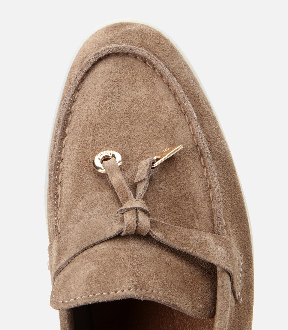 Kadın Deri Bej Loafer