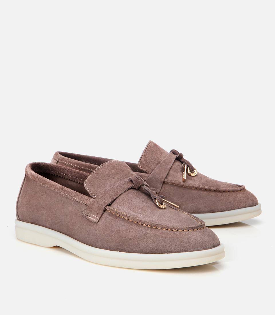 Kadın Deri Vizon Loafer