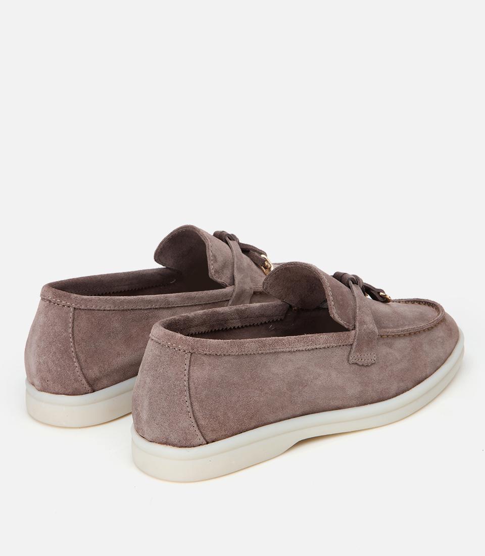 Kadın Deri Vizon Loafer