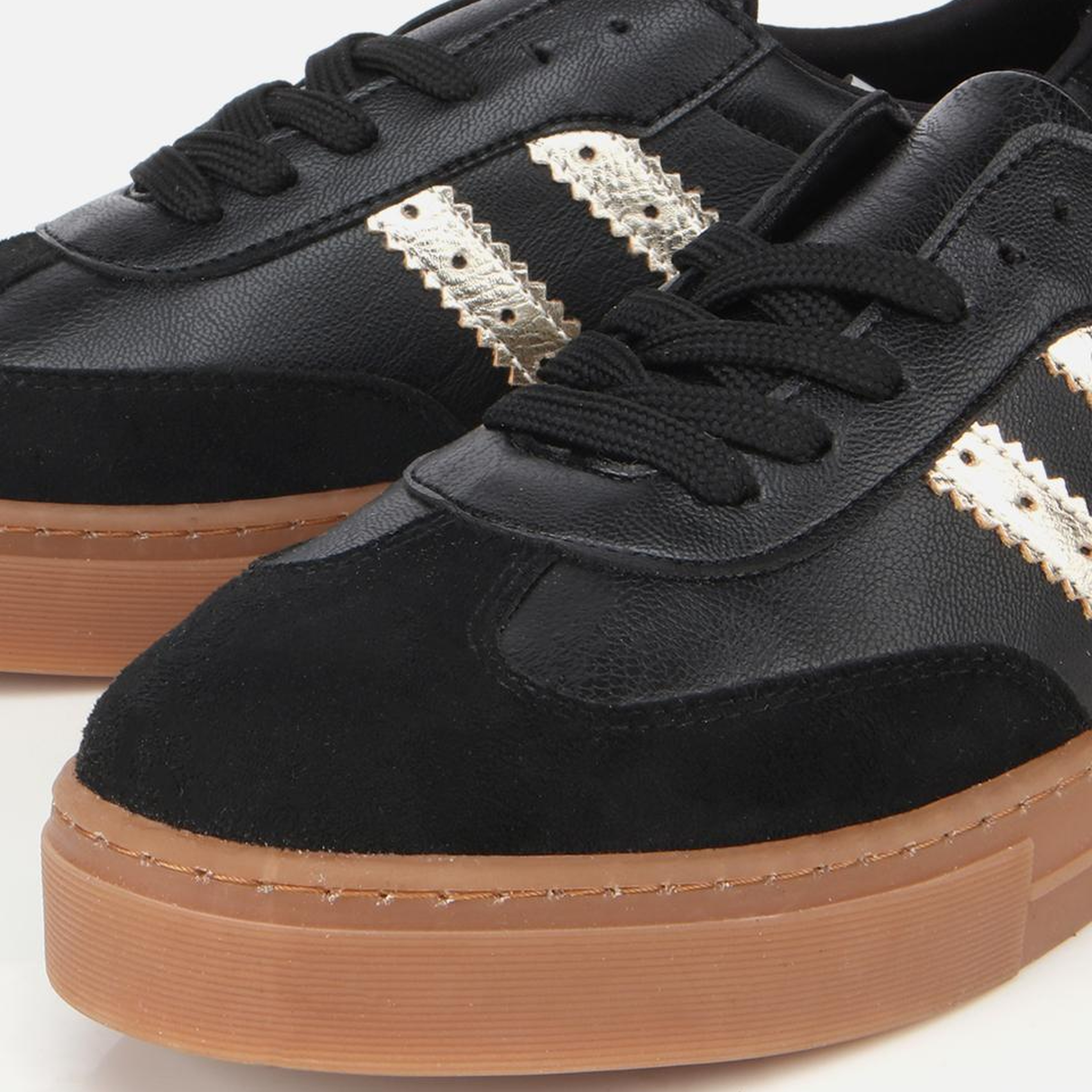 Kadın Siyah Düz Spor Ayakkabı