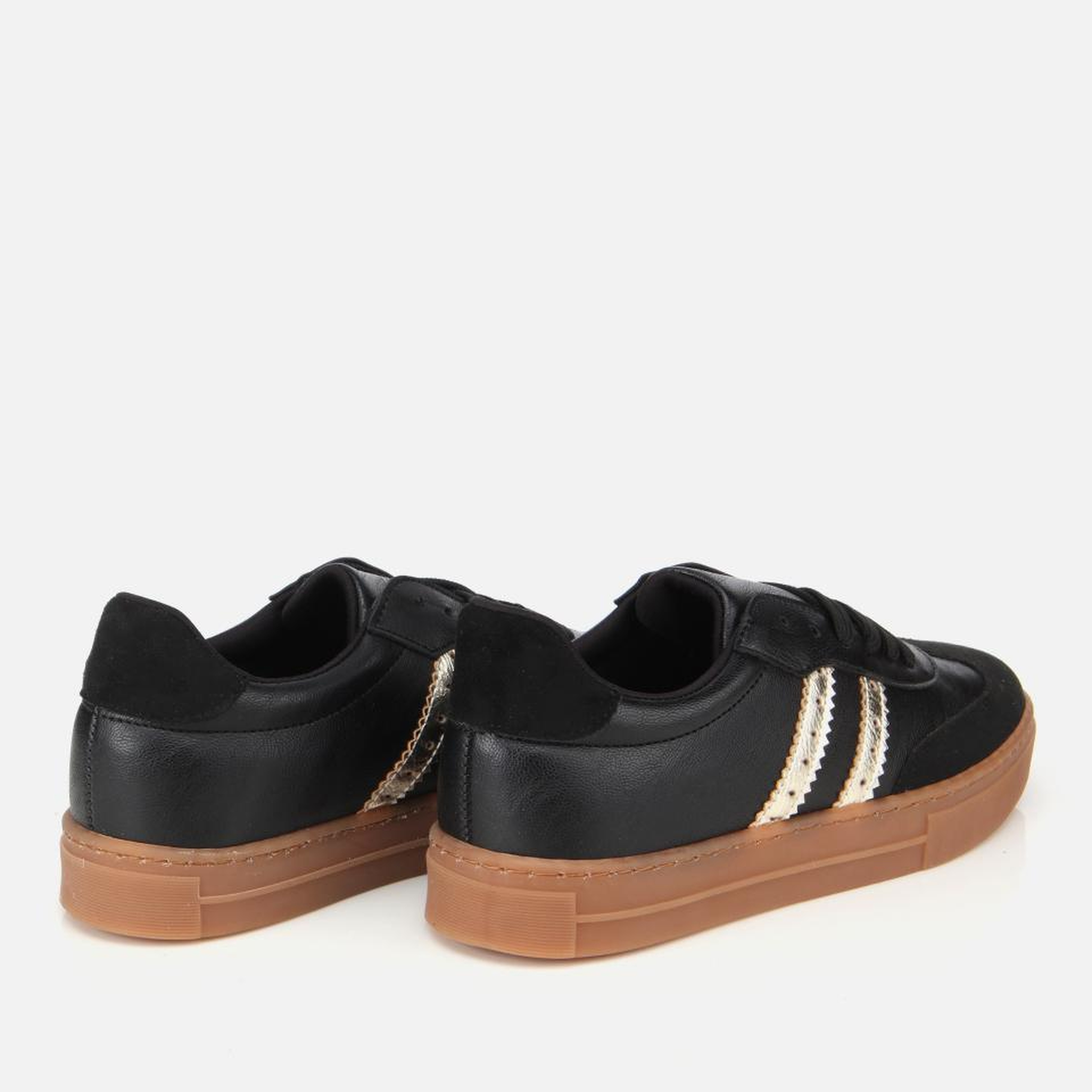 Kadın Siyah Düz Spor Ayakkabı