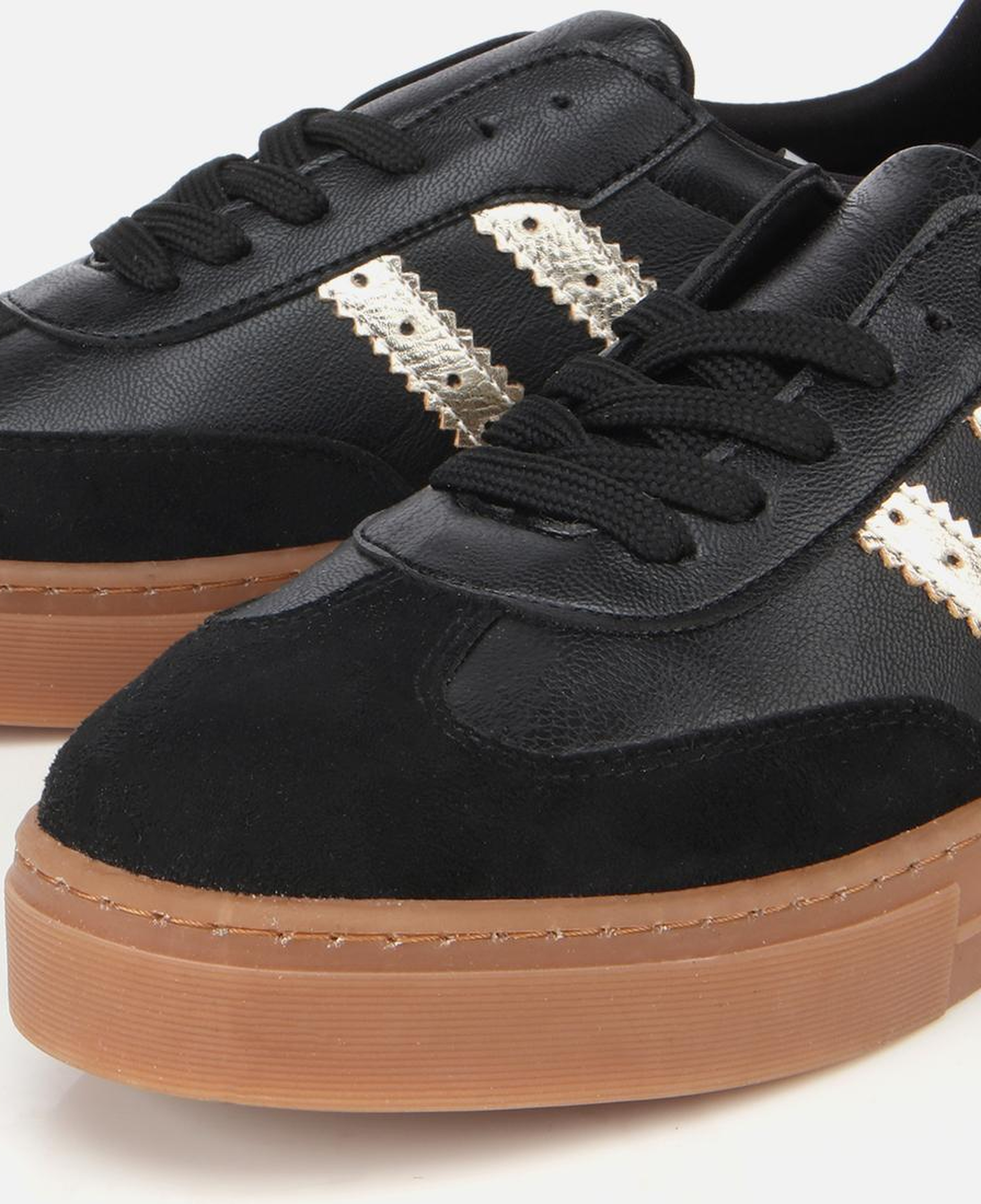 Kadın Siyah Düz Spor Ayakkabı