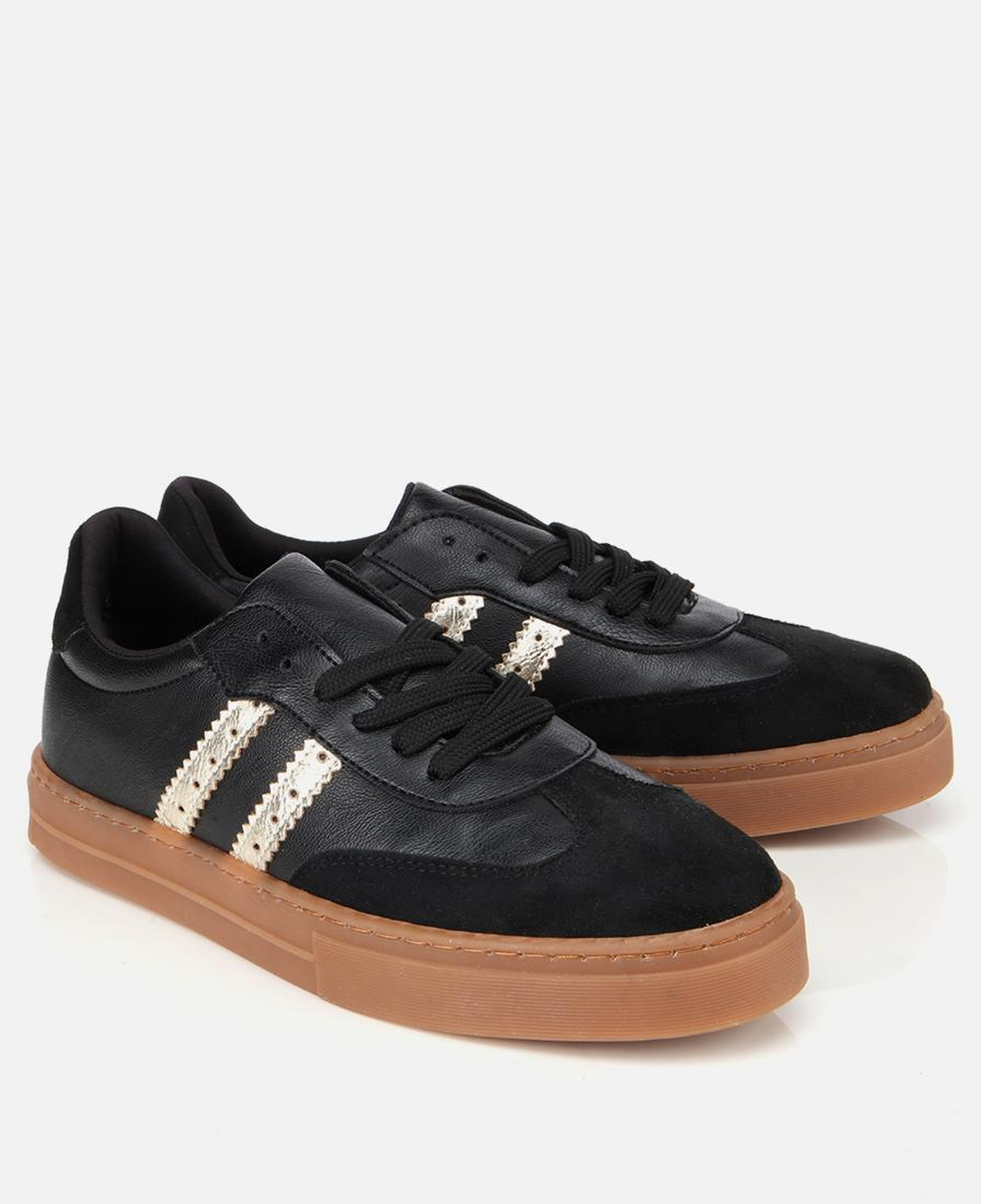 Kadın Siyah Düz Spor Ayakkabı