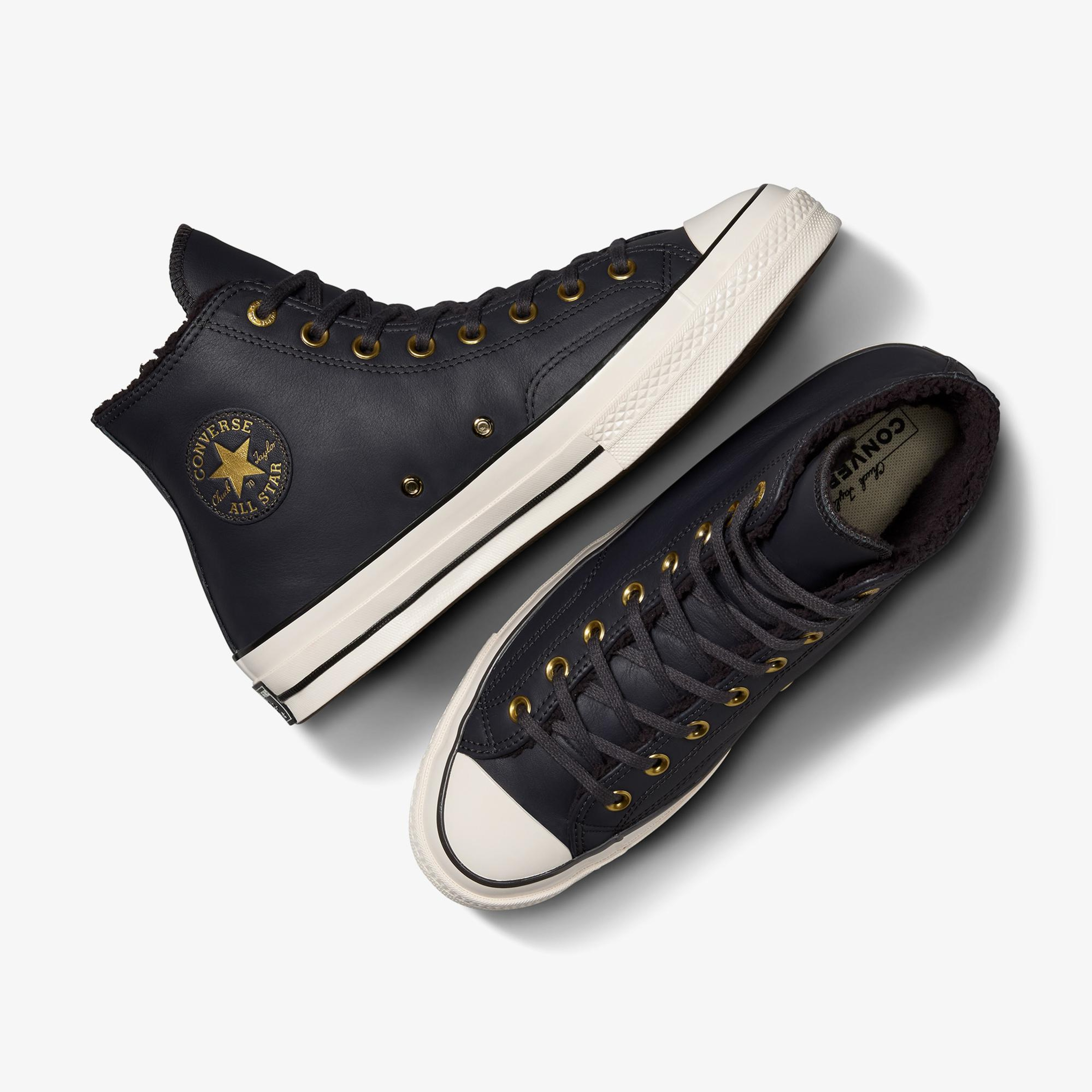 Converse Chuck 70 Unisex Siyah Deri Sneaker