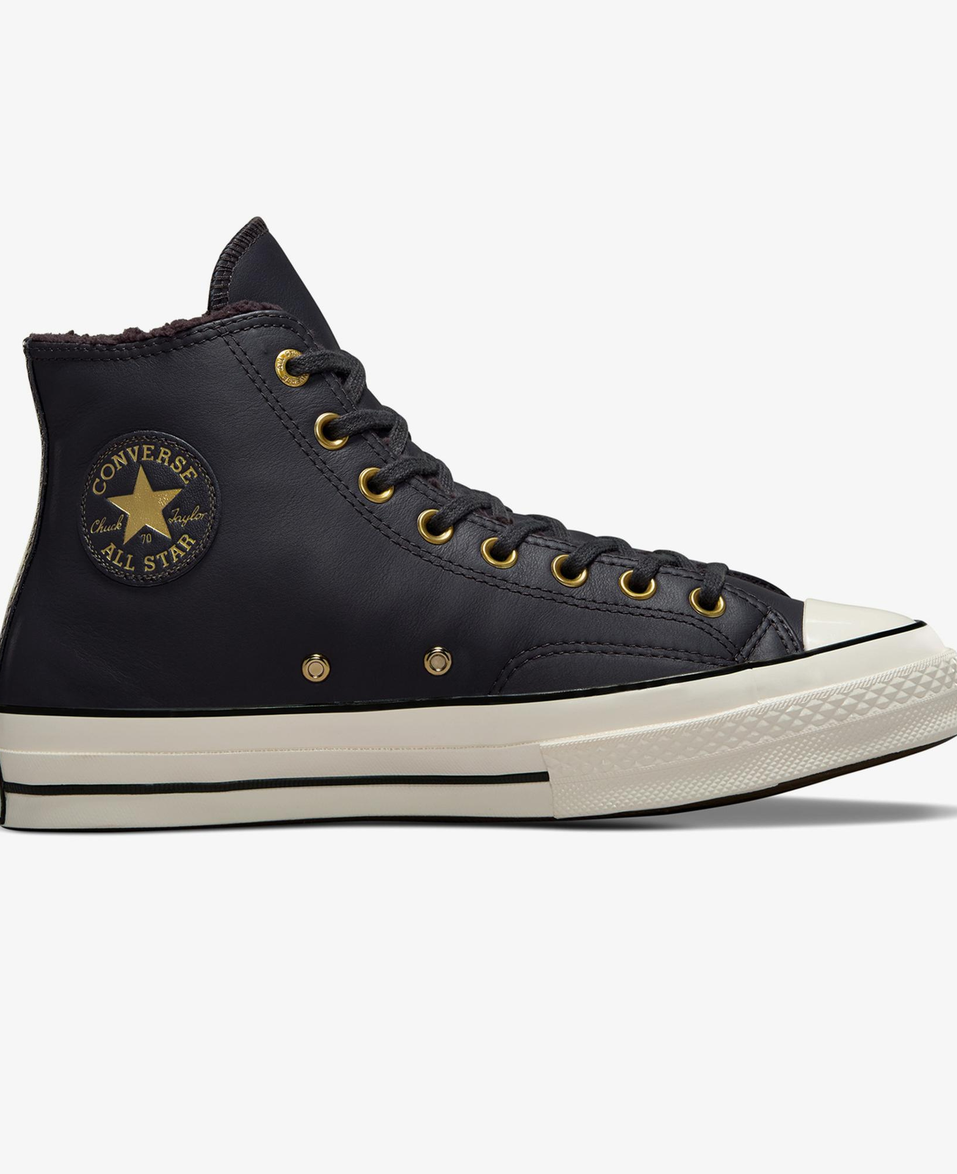 Converse Chuck 70 Unisex Siyah Deri Sneaker