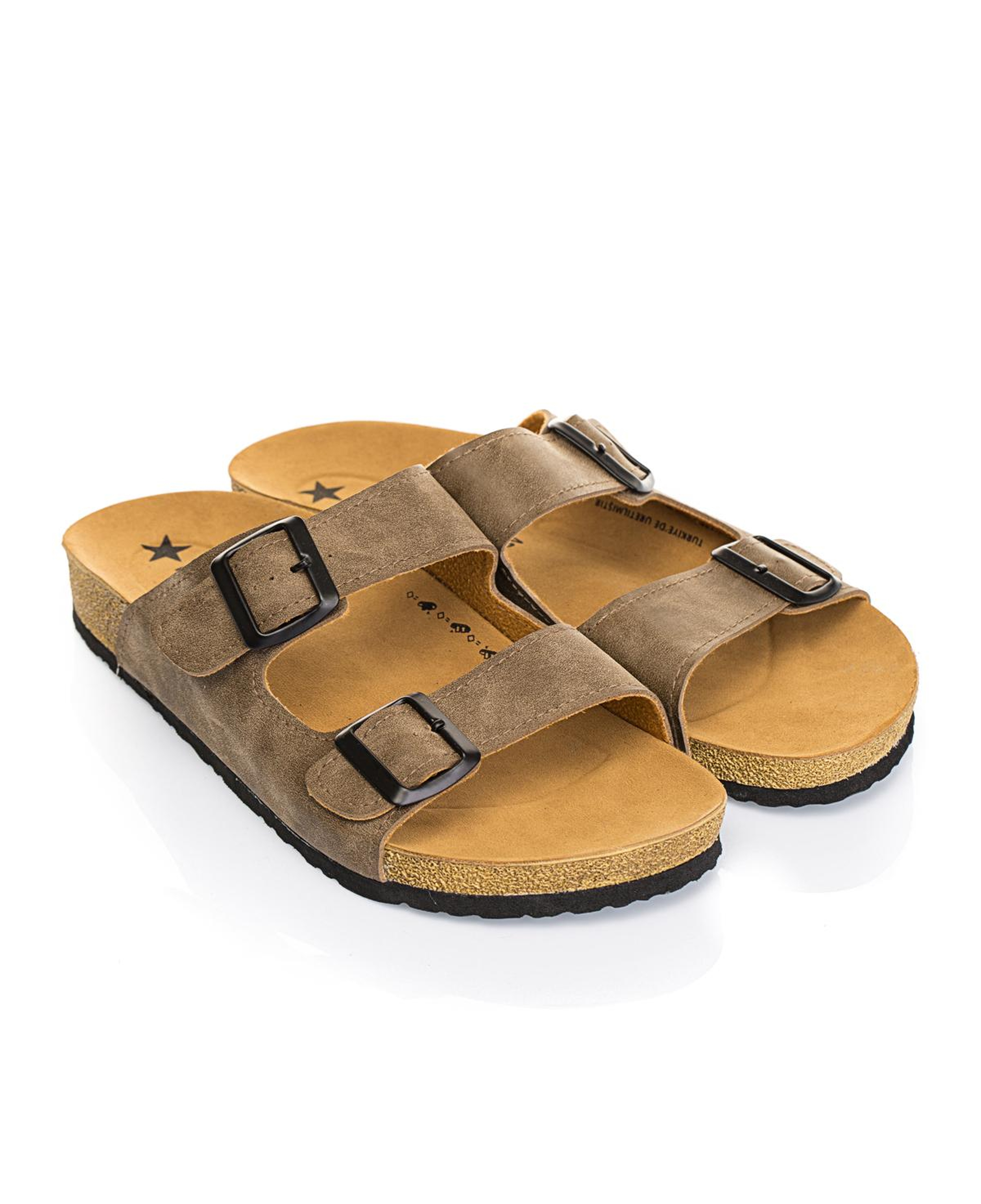 Leo Erkek Terlik Vizon 41/45