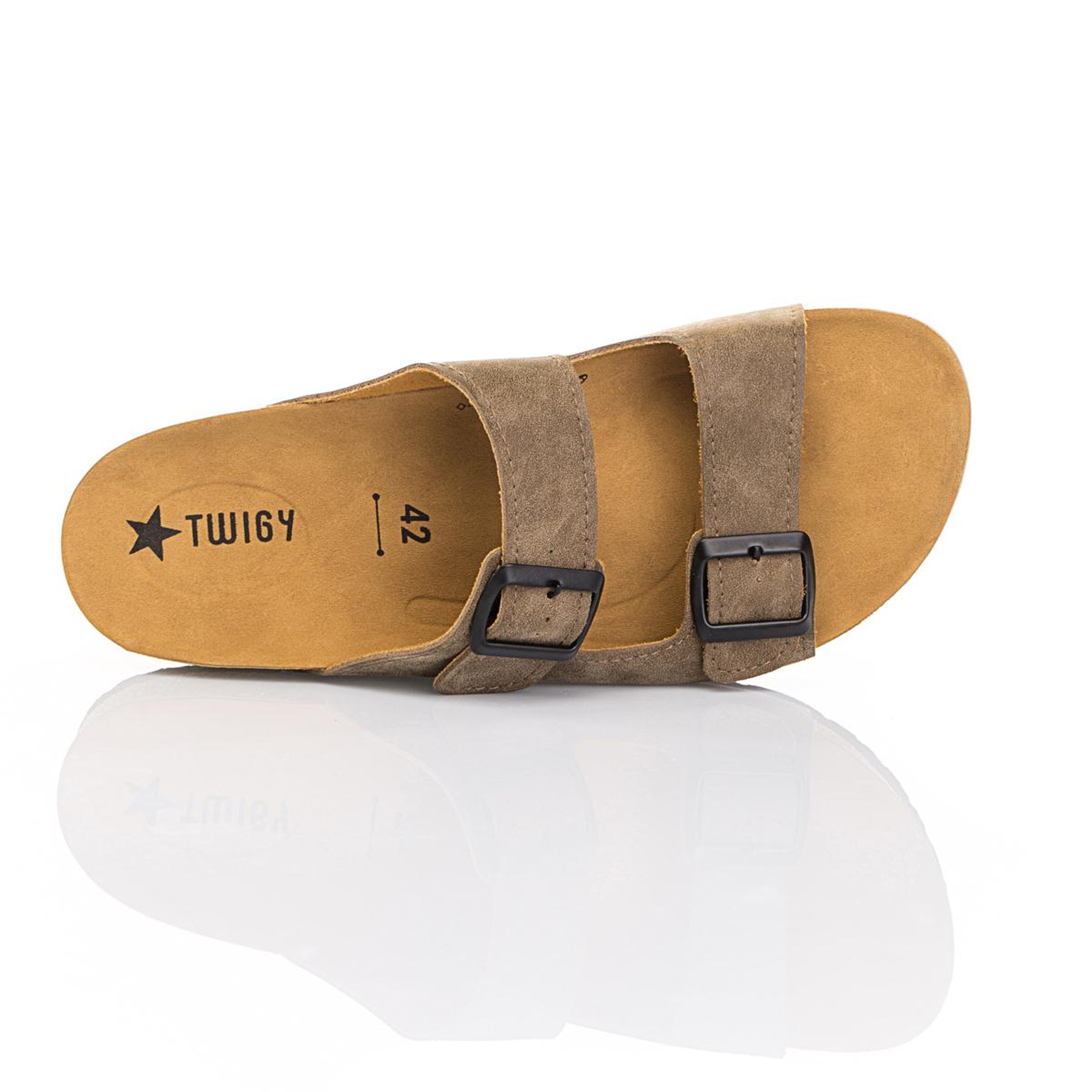 Leo Erkek Terlik Vizon 41/45