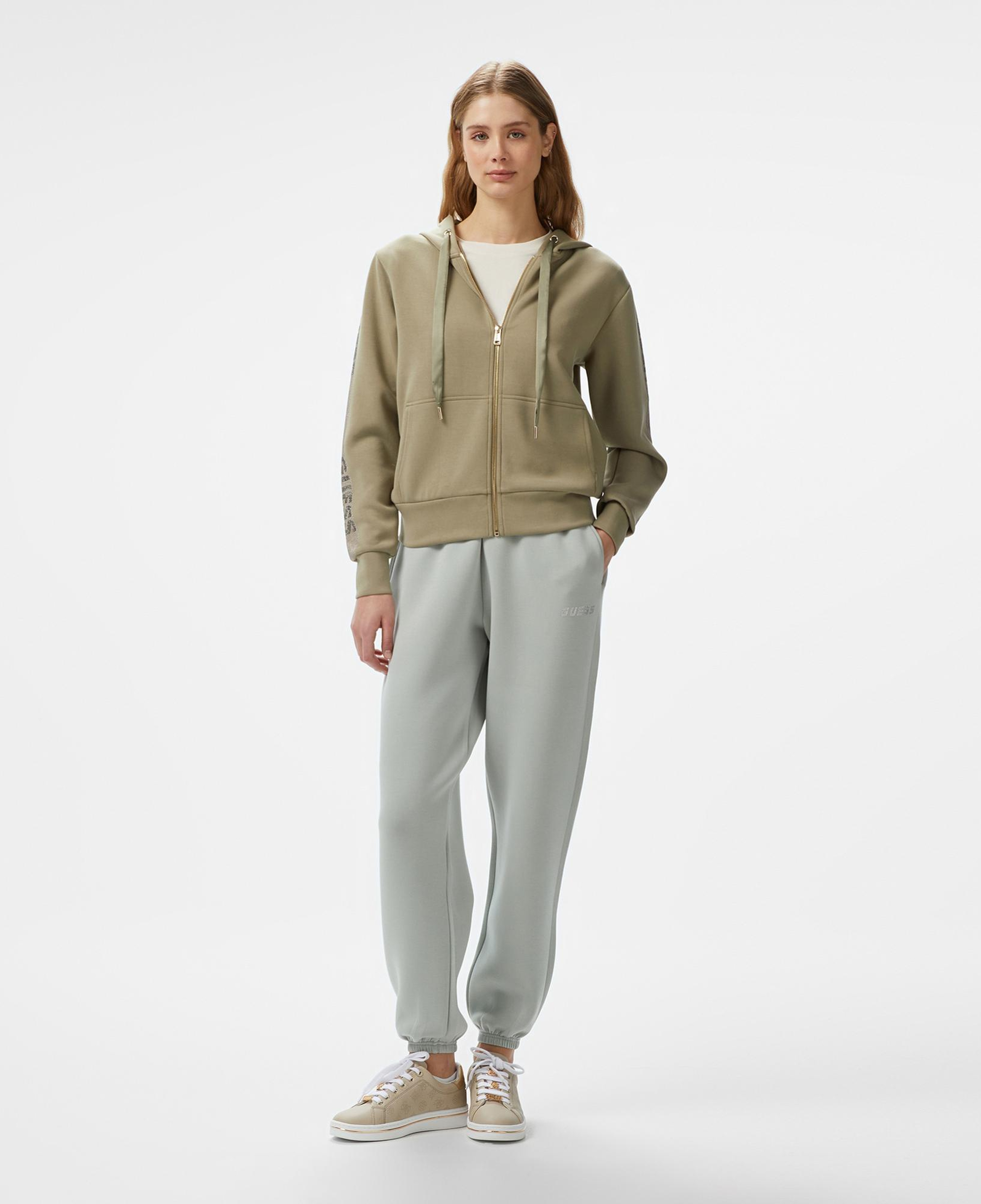 Guess Kadın Haki Hoodie