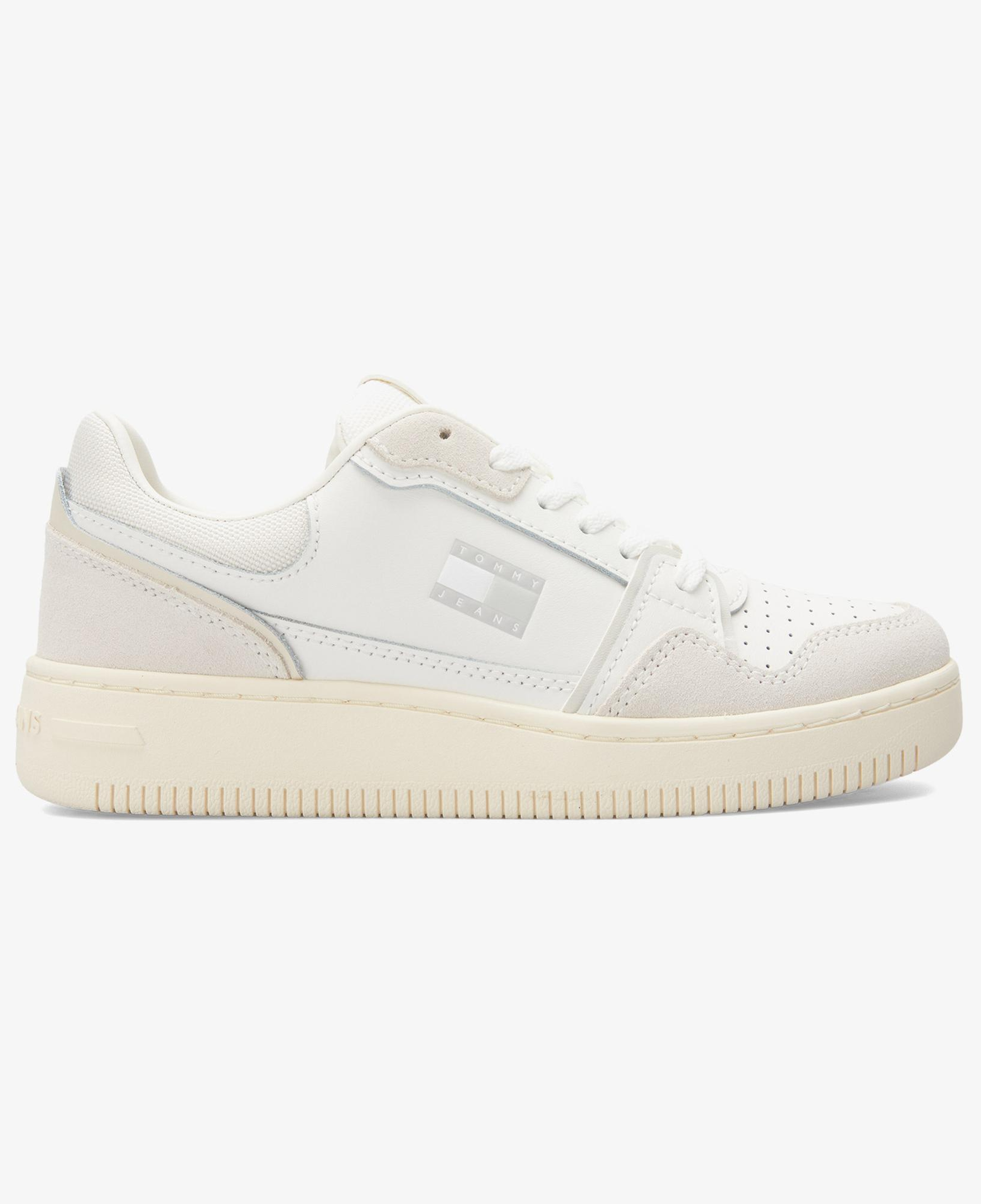 Tommy Jeans Retro Basket Kadın Beyaz Spor Ayakkabı