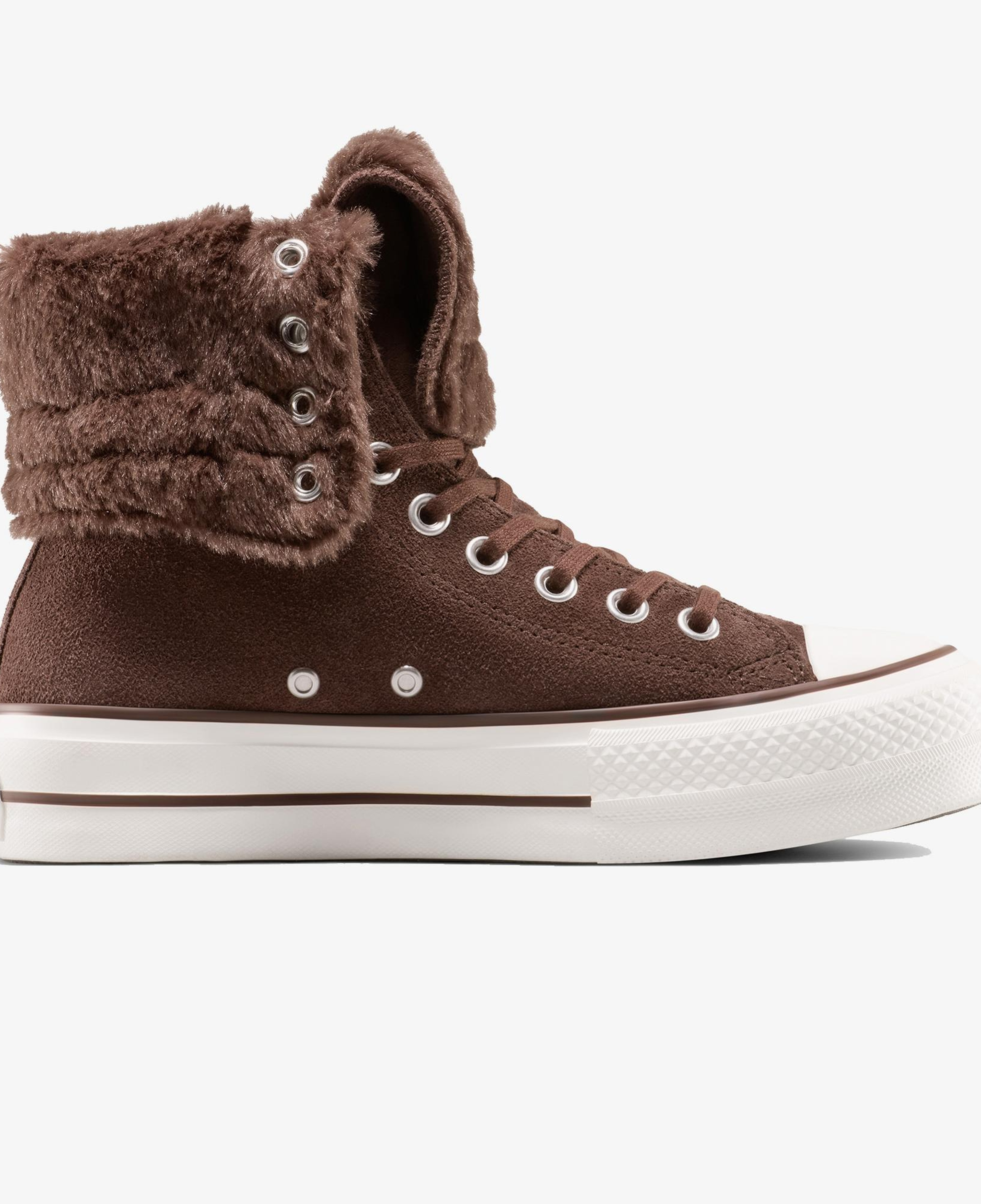 Converse Chuck Taylor All Star Fold Over Lift Kadın Kahverengi Sneaker