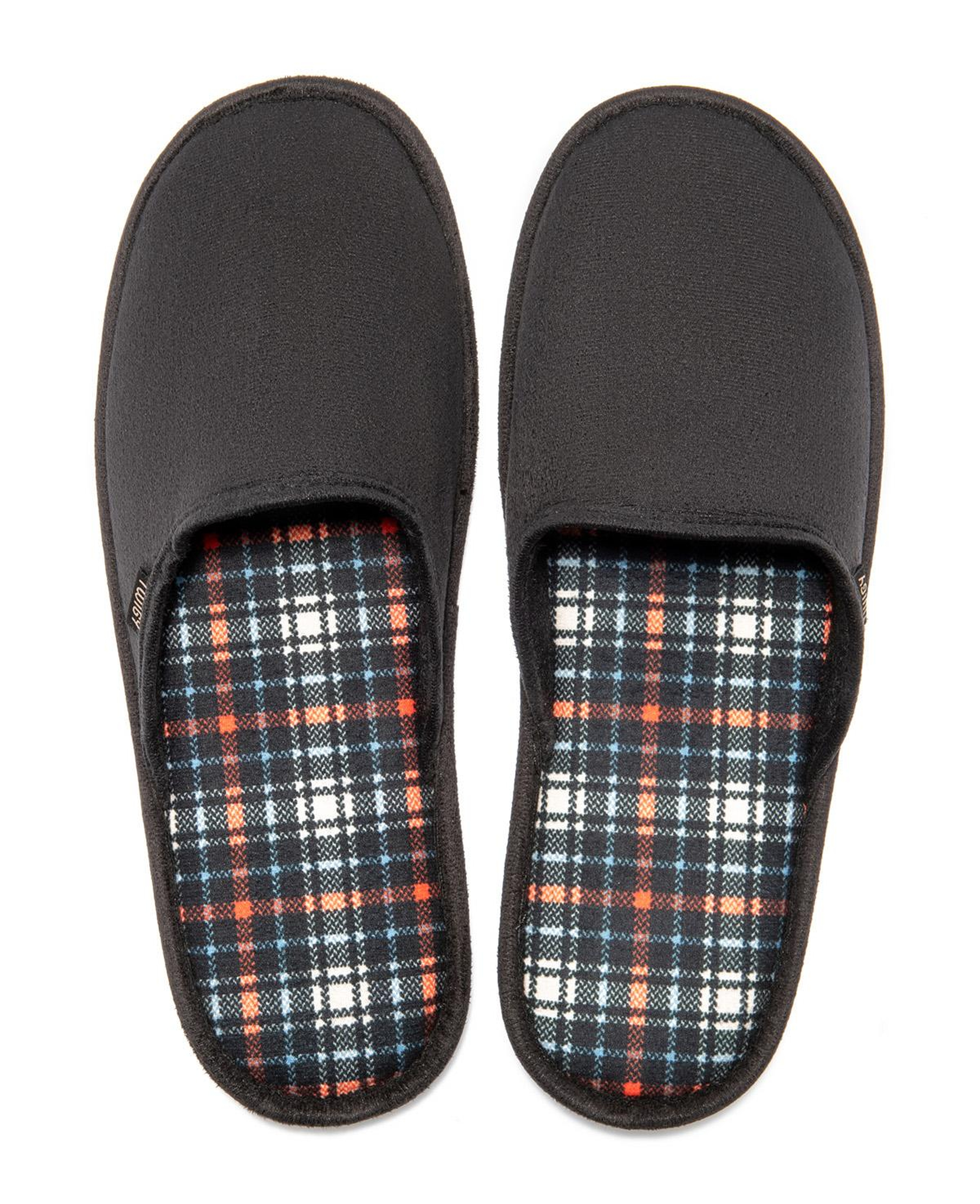 Ekose Erkek Ev Terliği Turuncu/Mavi 41/46