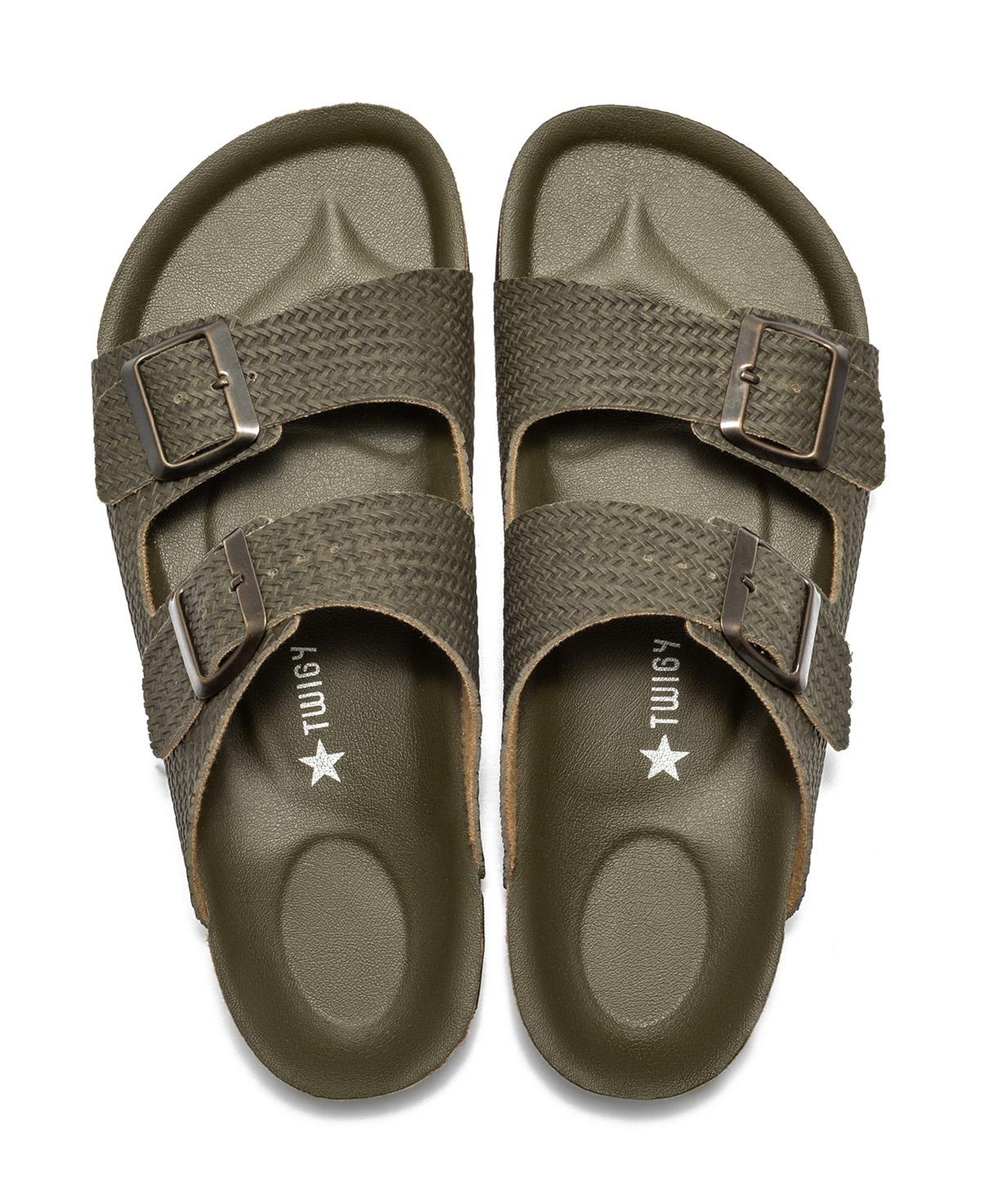 Toni Örgülü Erkek Terlik Yeşil 41/45