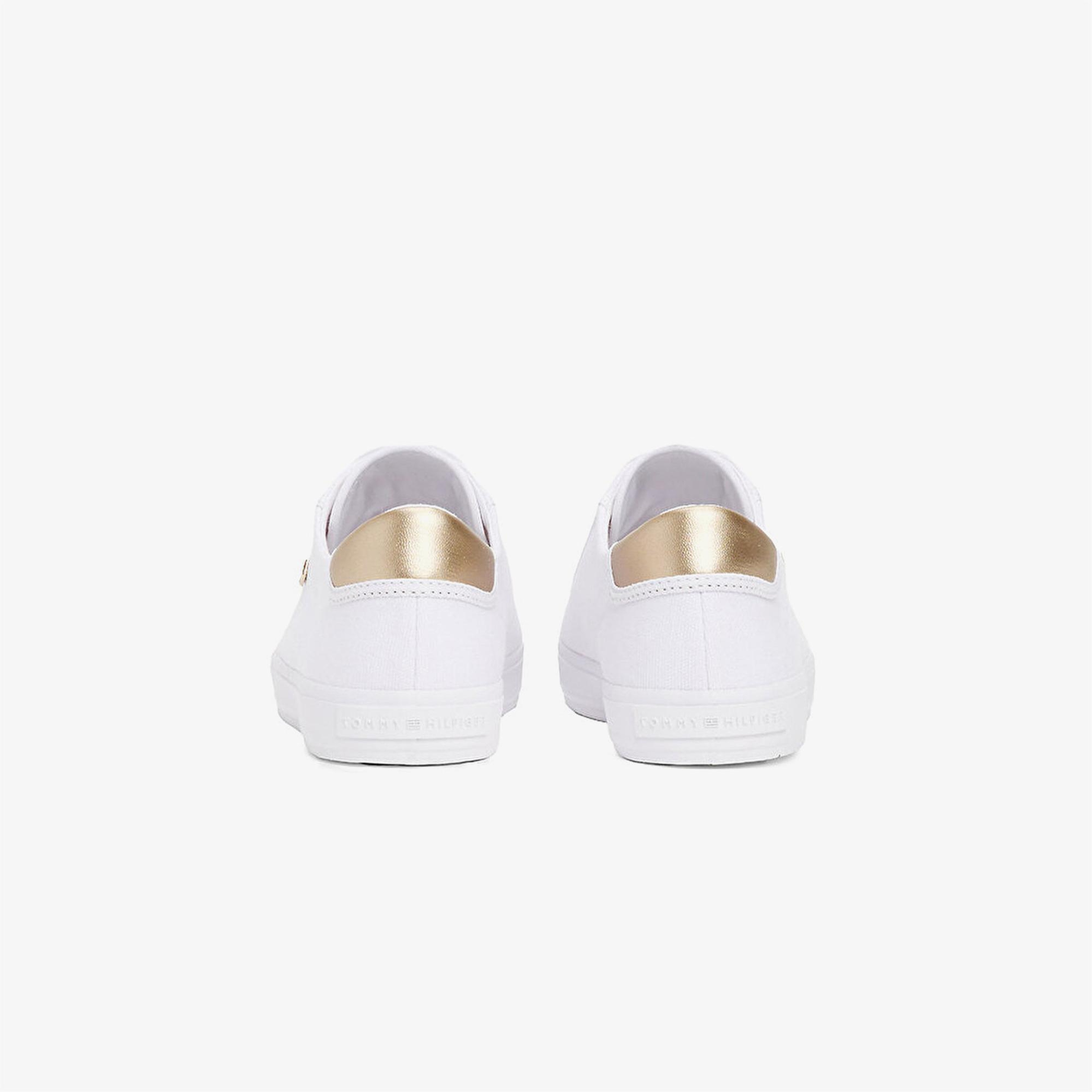 Tommy Hilfiger Vulc Lace Up Kadın Beyaz Sneaker