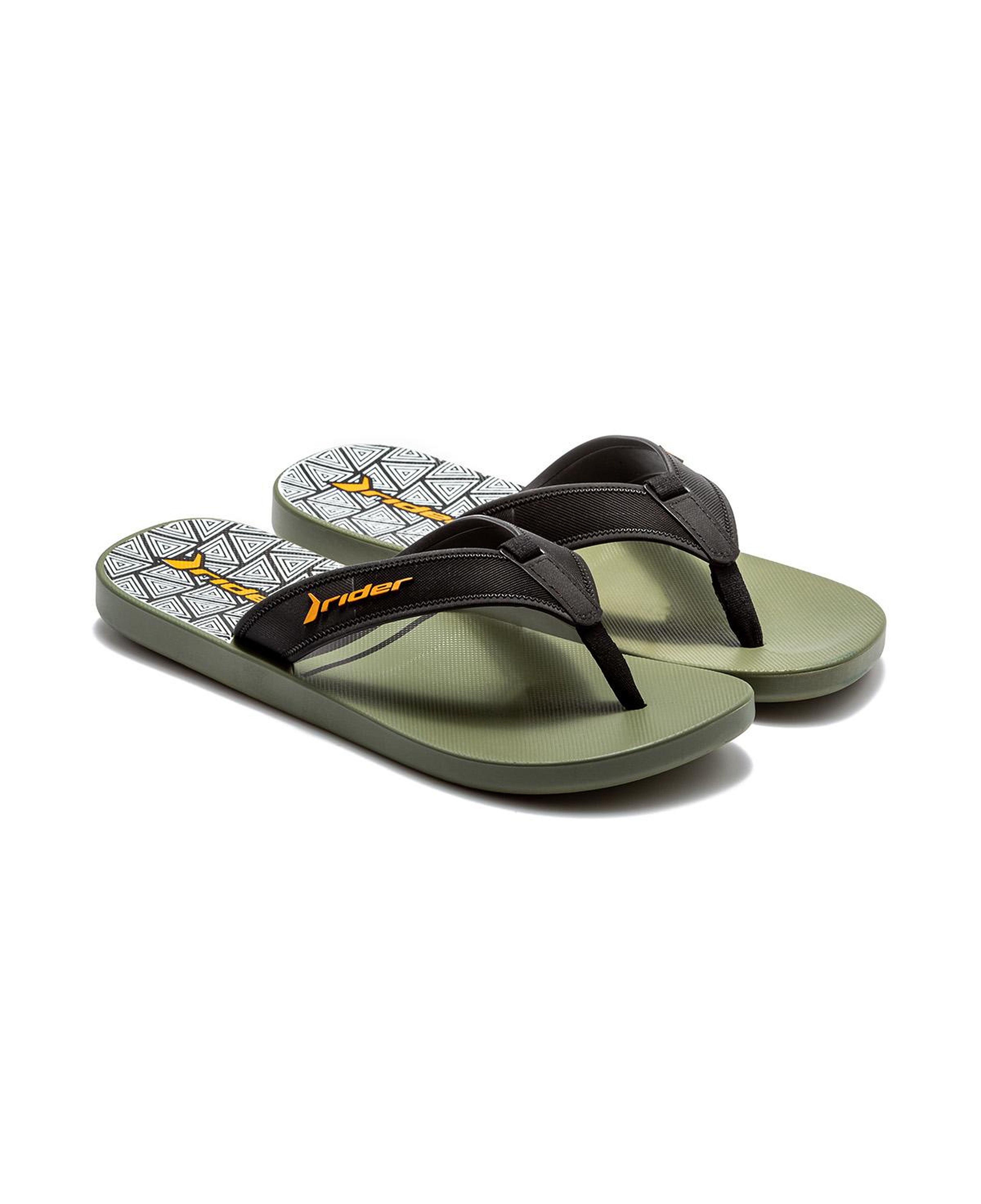 Impulse Graphics Erkek Parmak Arası Terlik Yeşil-Siyah 39/46