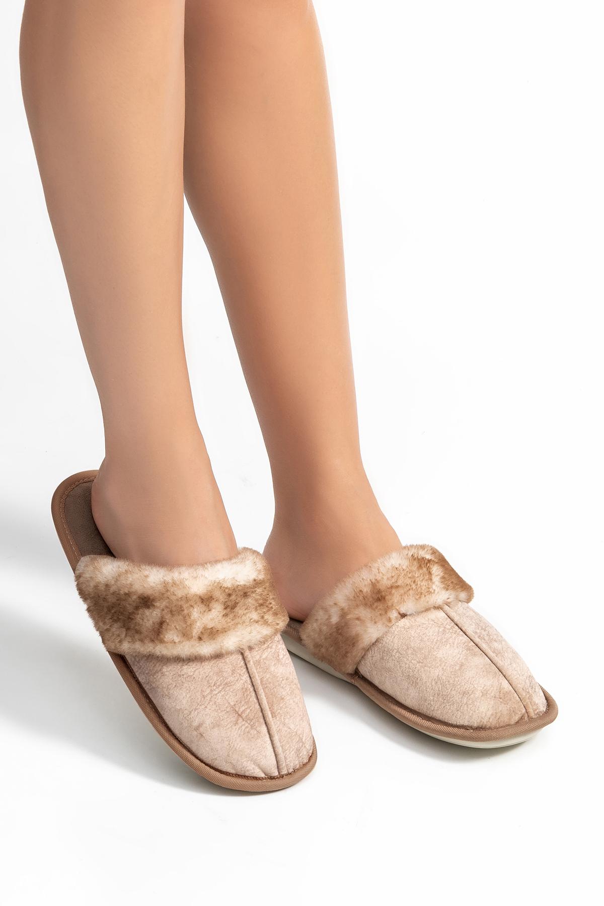 Sonia Kadın Ev Terliği Kahverengi 37/41