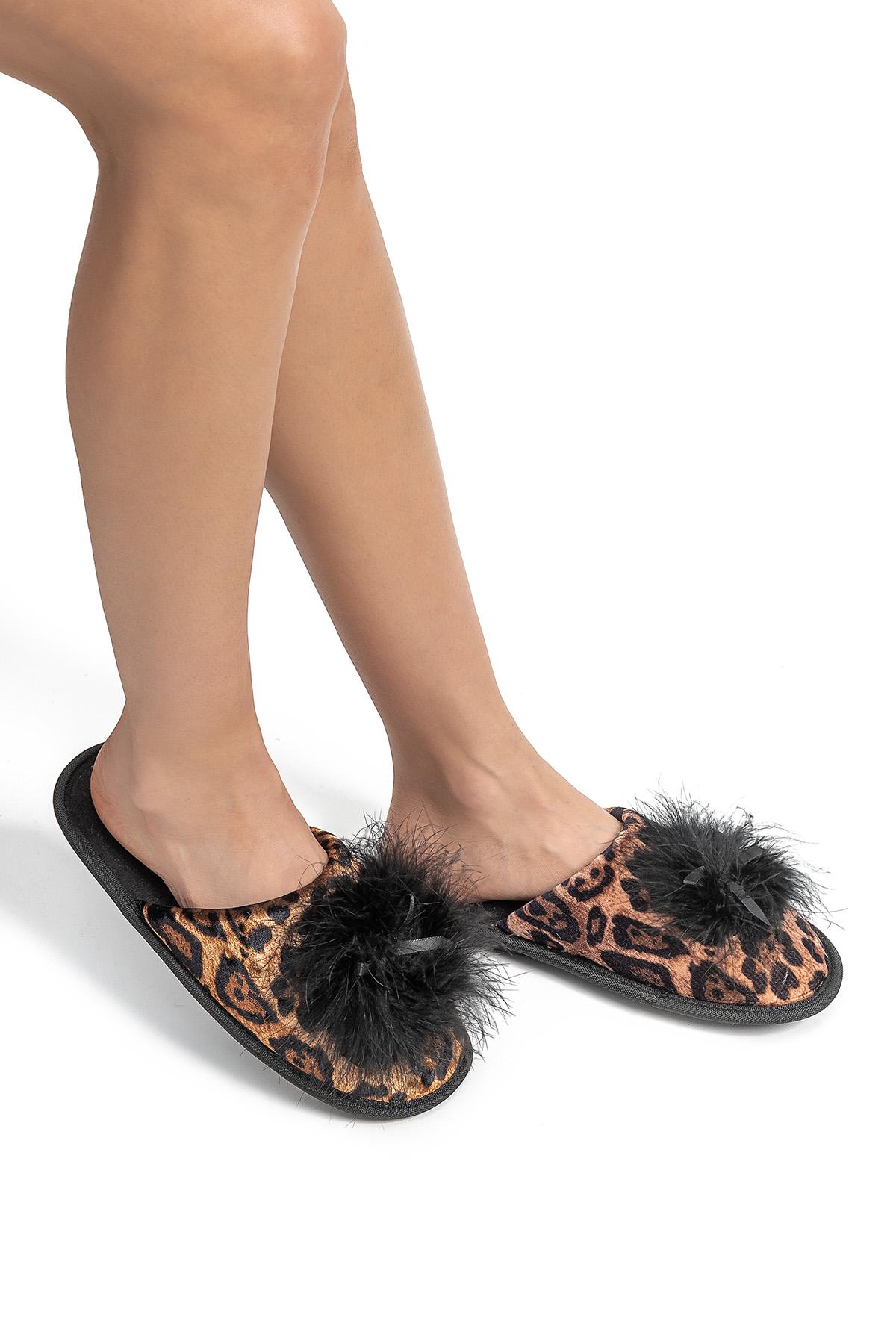 Raty Kadın Ev Terliği Kahverengi 36/41