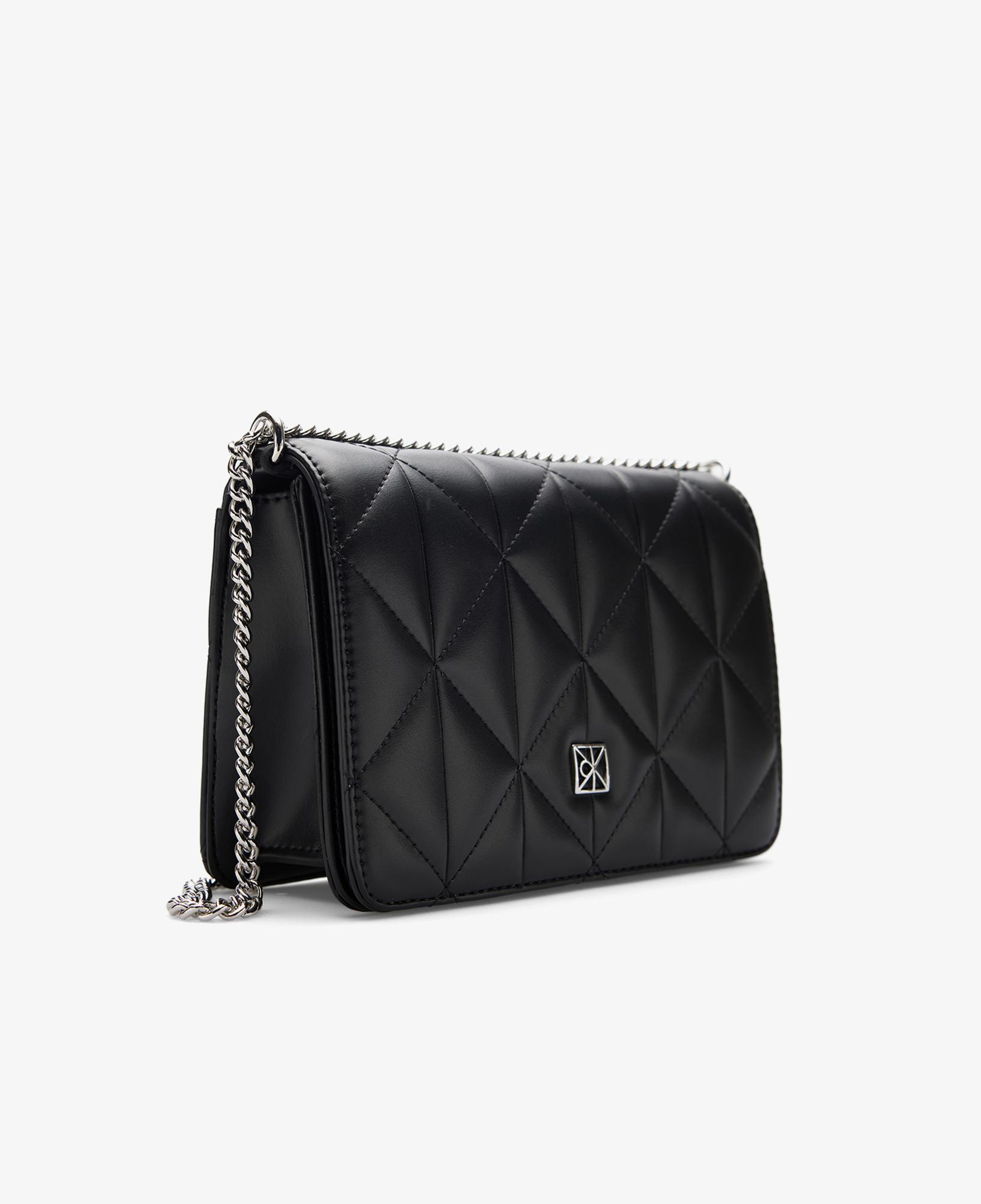 Calvin Klein Quilted Mini Chain Kadın Siyah Cüzdan