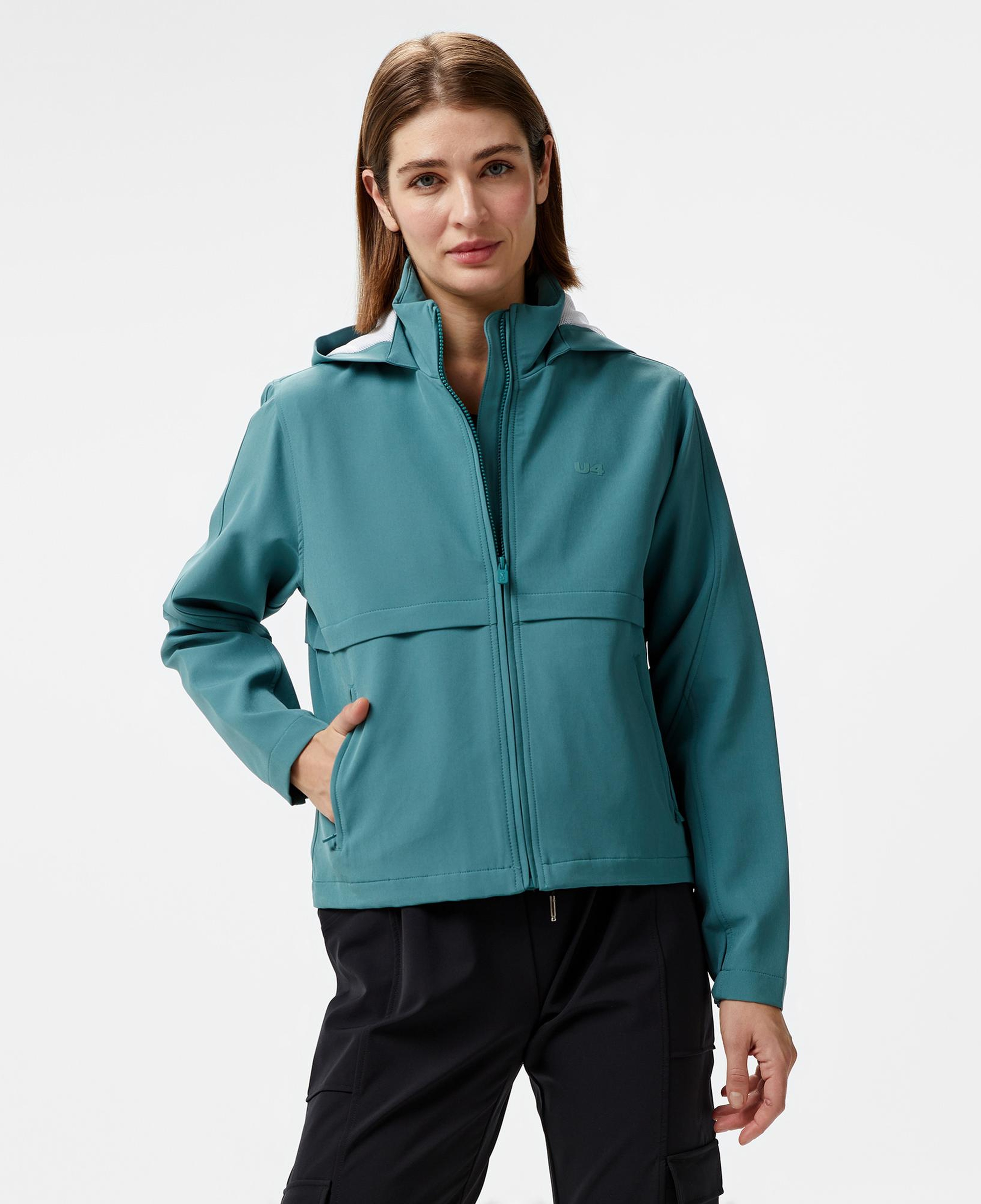 United 4 Collage Kadın Yeşil Ceket