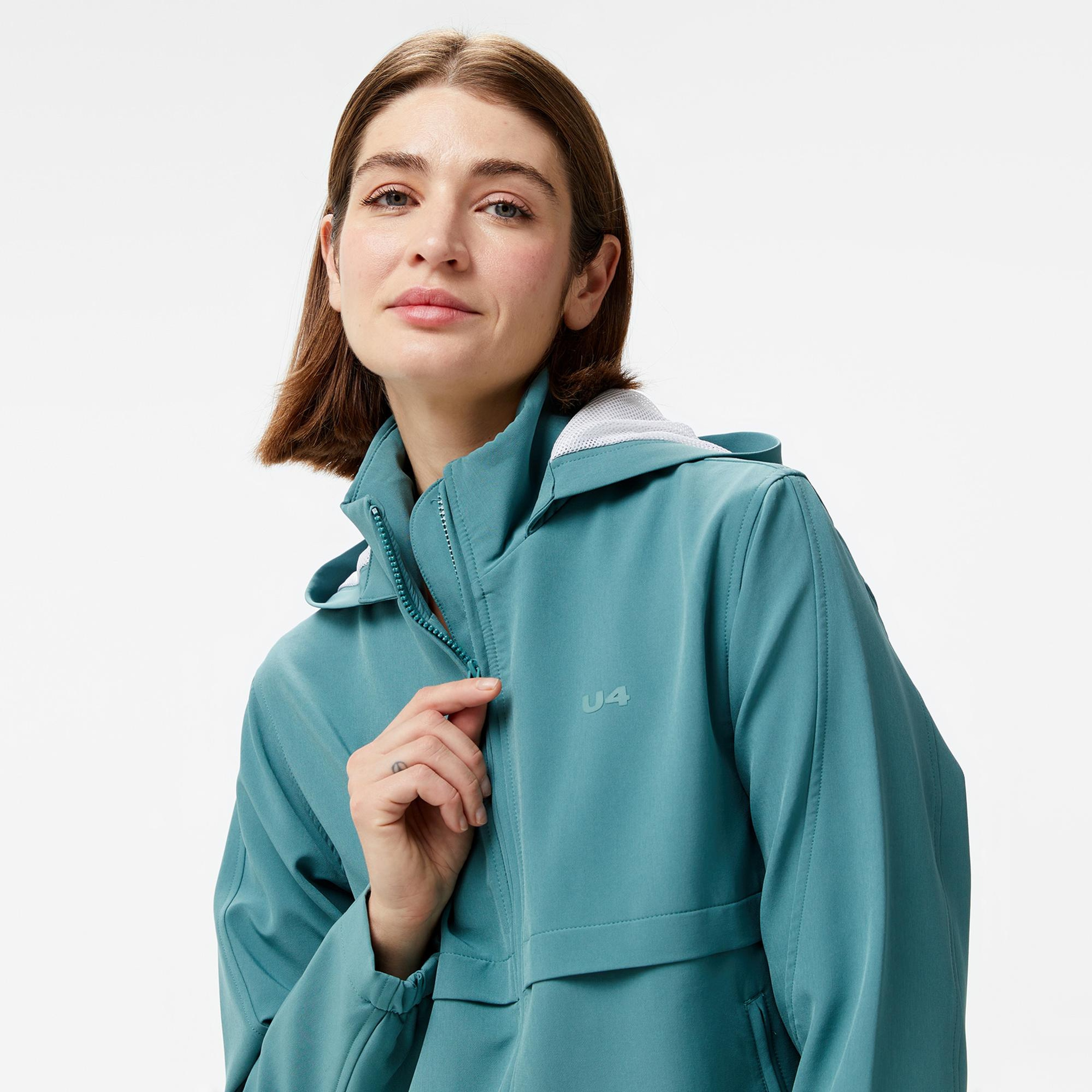 United 4 Collage Kadın Yeşil Ceket