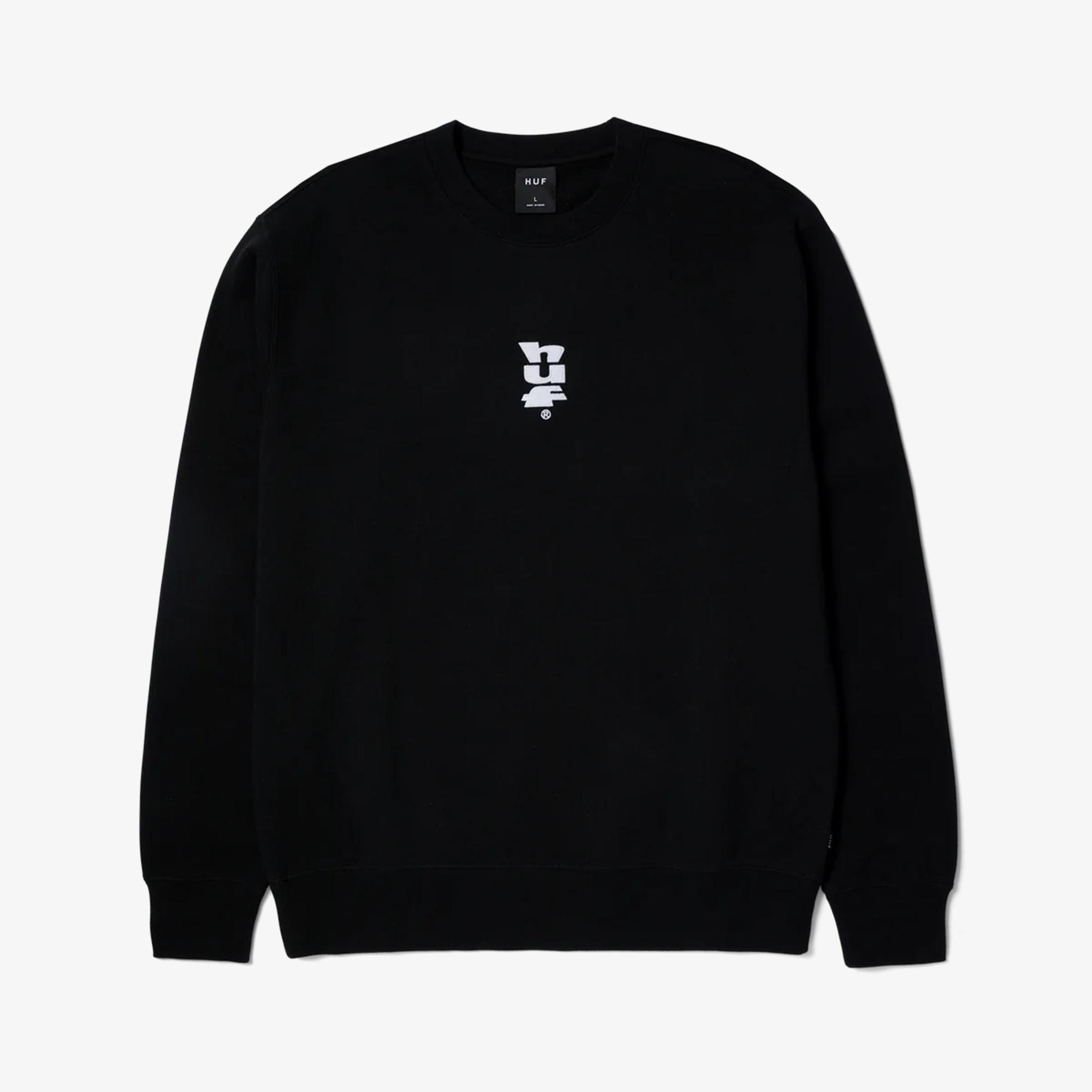 Huf Set Megablast Crewneck Erkek Siyah Sweatshirt