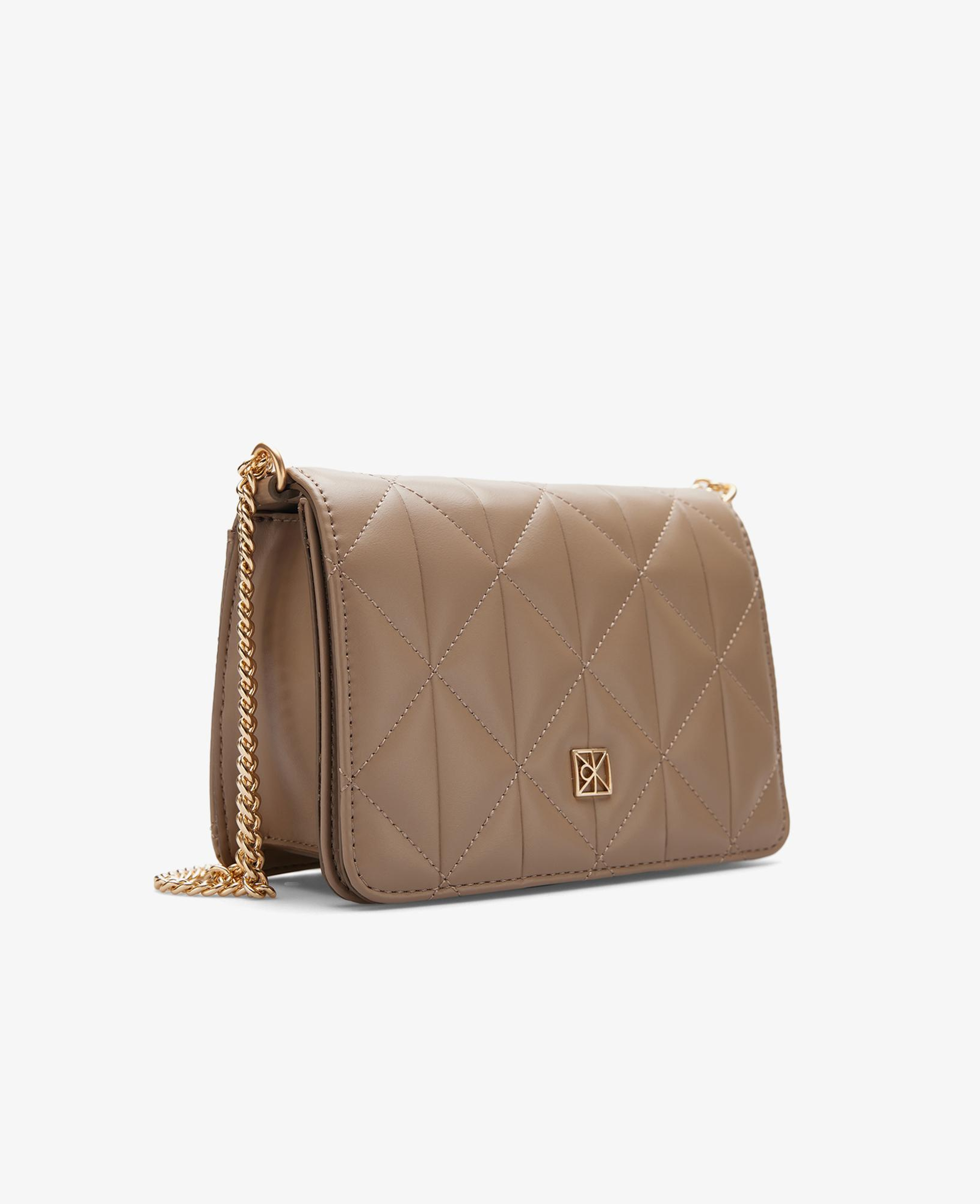 Calvin Klein Quılted Mini Chain Kadın Kahverengi Cüzdan