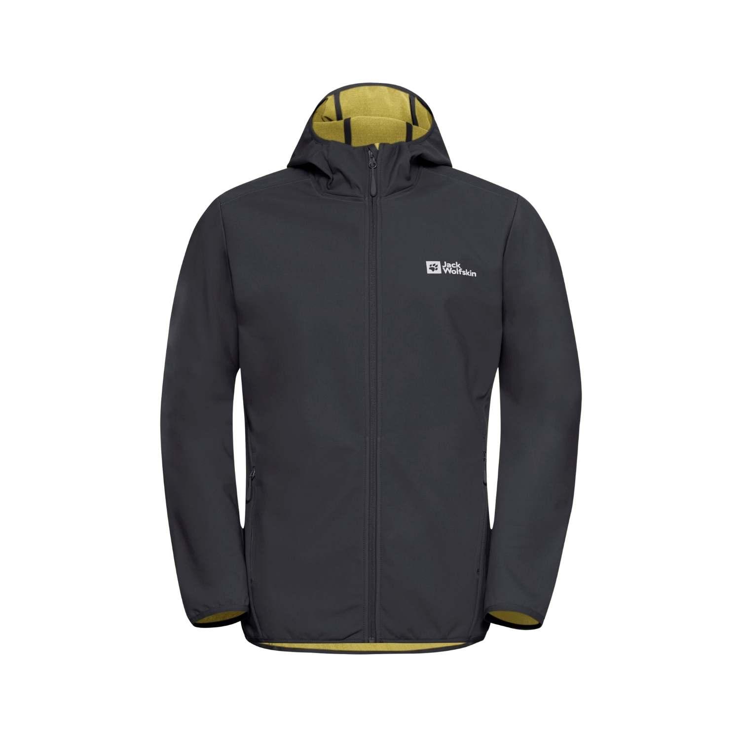 Jack Wolfskin Bornberg Hoody Erkek Siyah Softshell