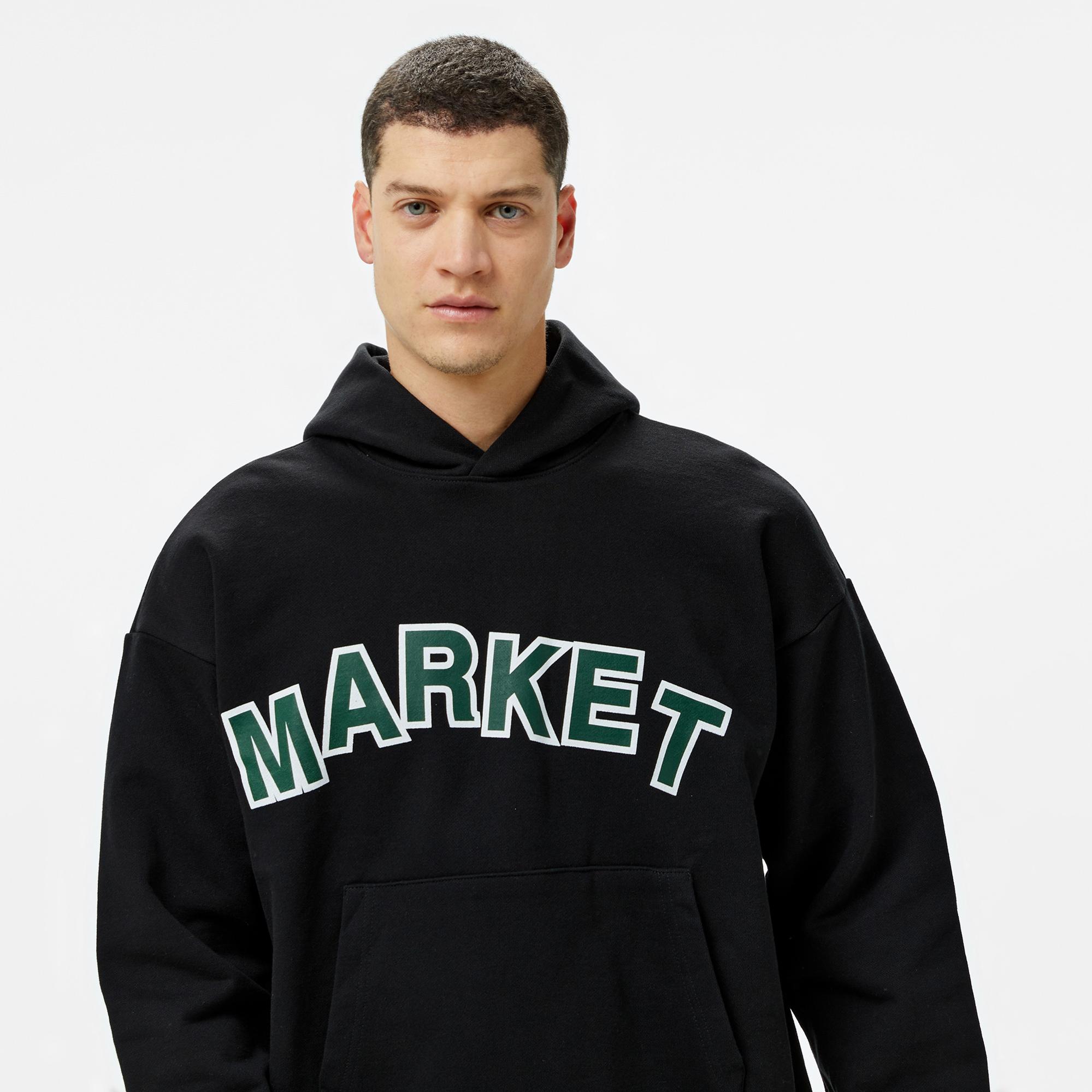 Market Expansion Pack  Erkek Siyah Hoodie